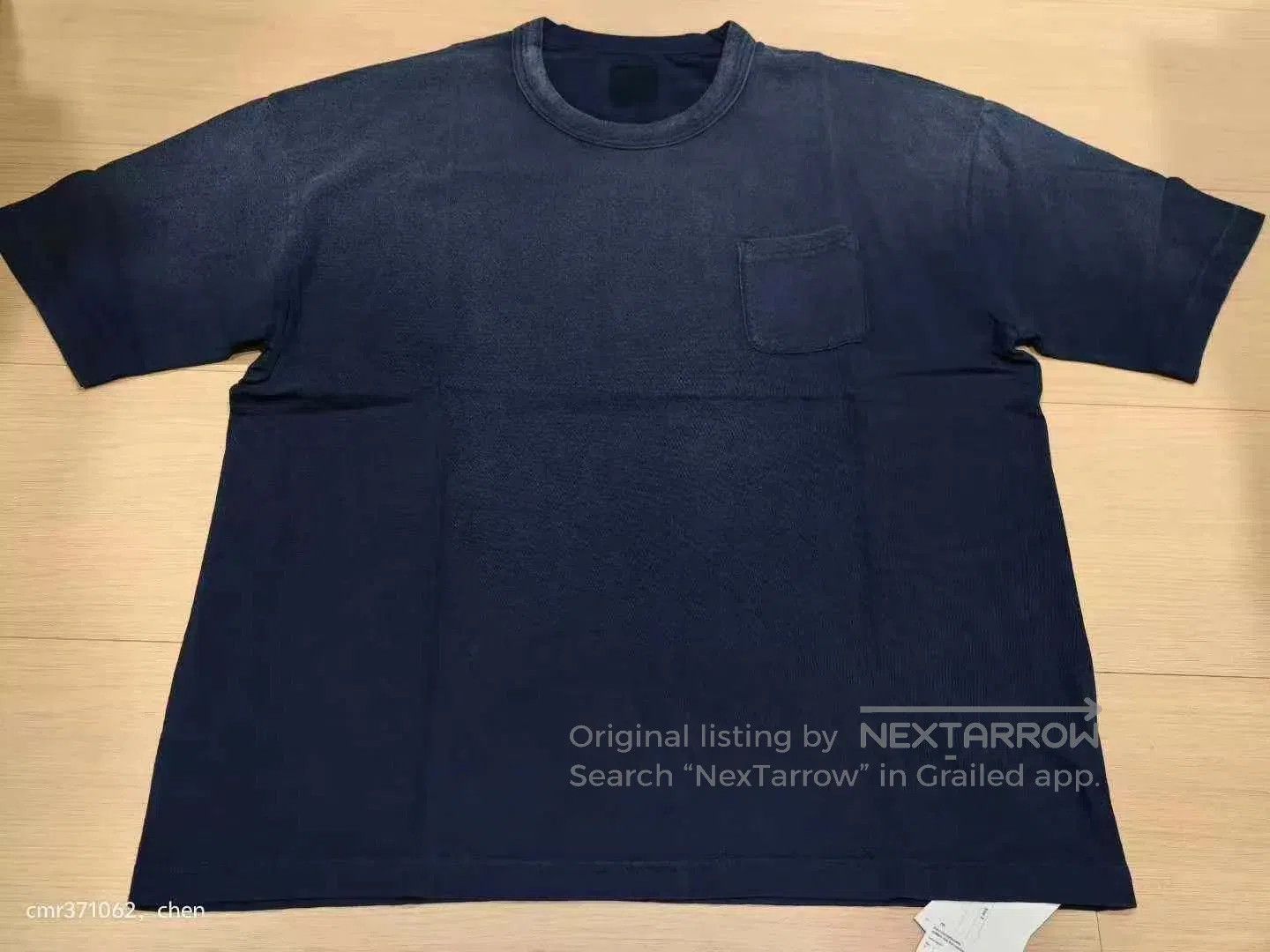 Visvim Blue Short Sleeve T-Shirt with Chest Pocket - L. Size US L / EU 52-54 / 3 - 5 Thumbnail