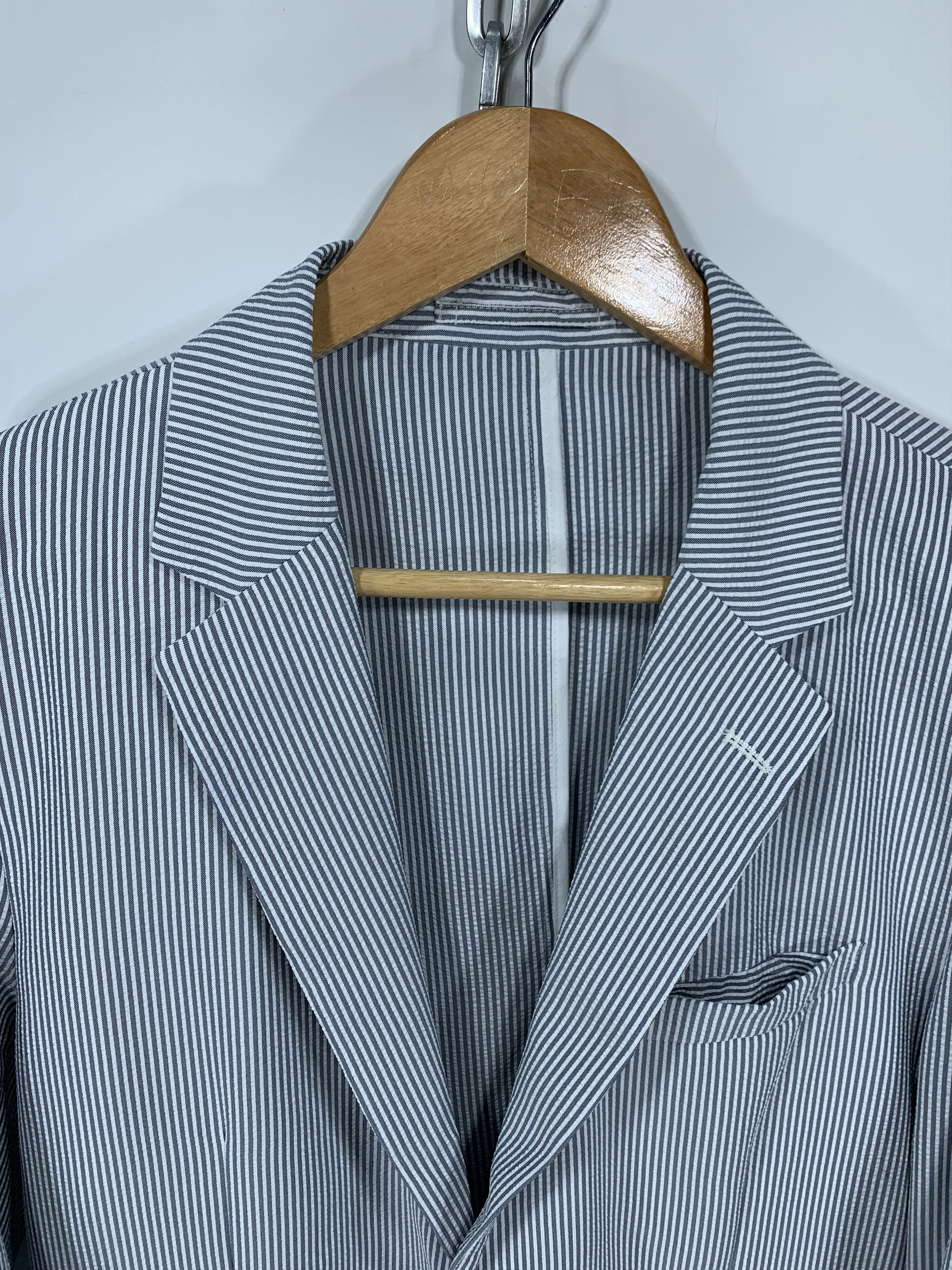 GU × Japanese Brand GU hickory stripe Light Blazer Size US S / EU 44-46 / 1 - 3 Thumbnail