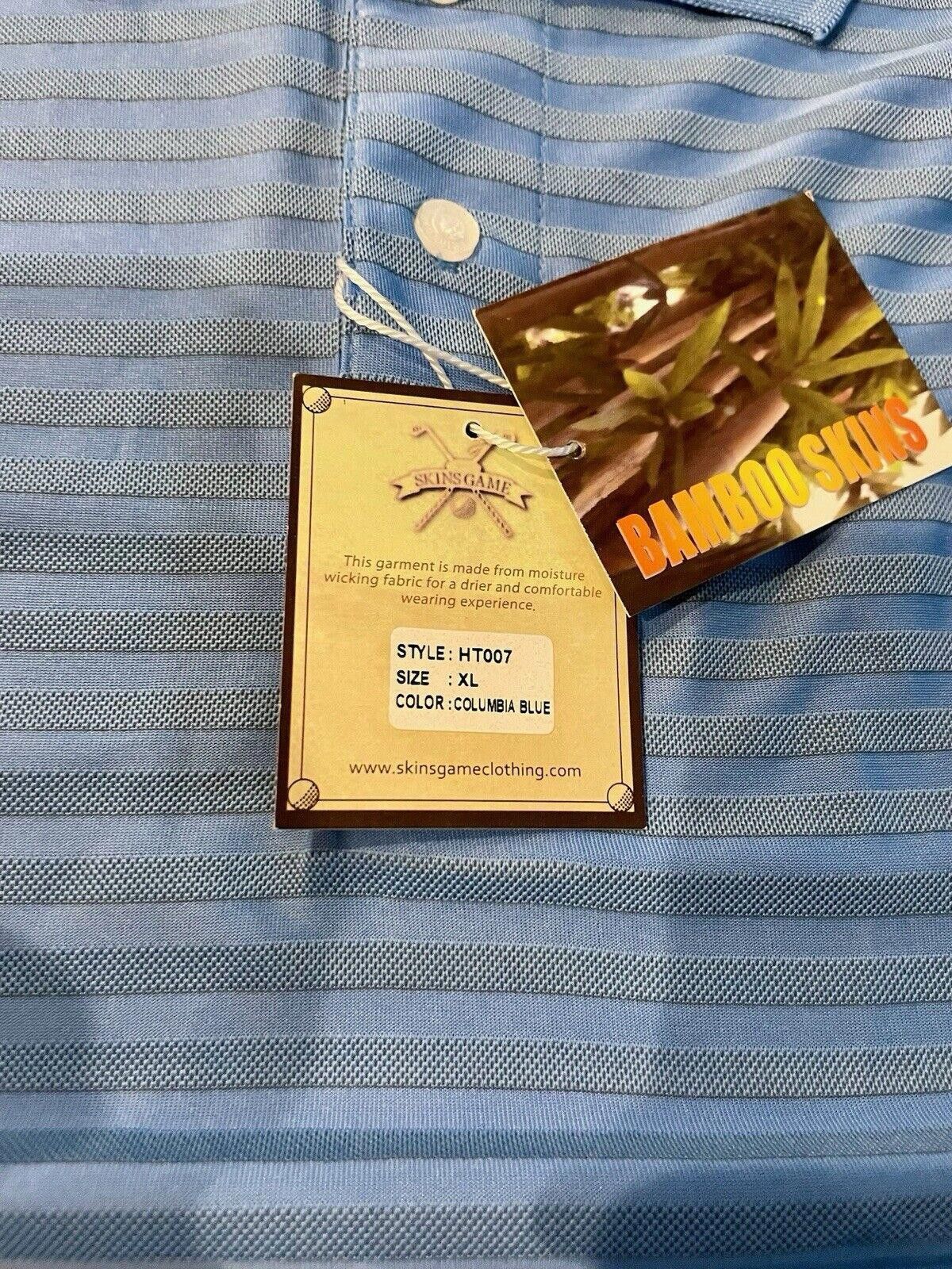 Diet Butcher Slim Skin Skins Game Golf Blue Polo Short Sleeve Shirt Size XL (A1) Size US XL / EU 56 / 4 - 5 Thumbnail
