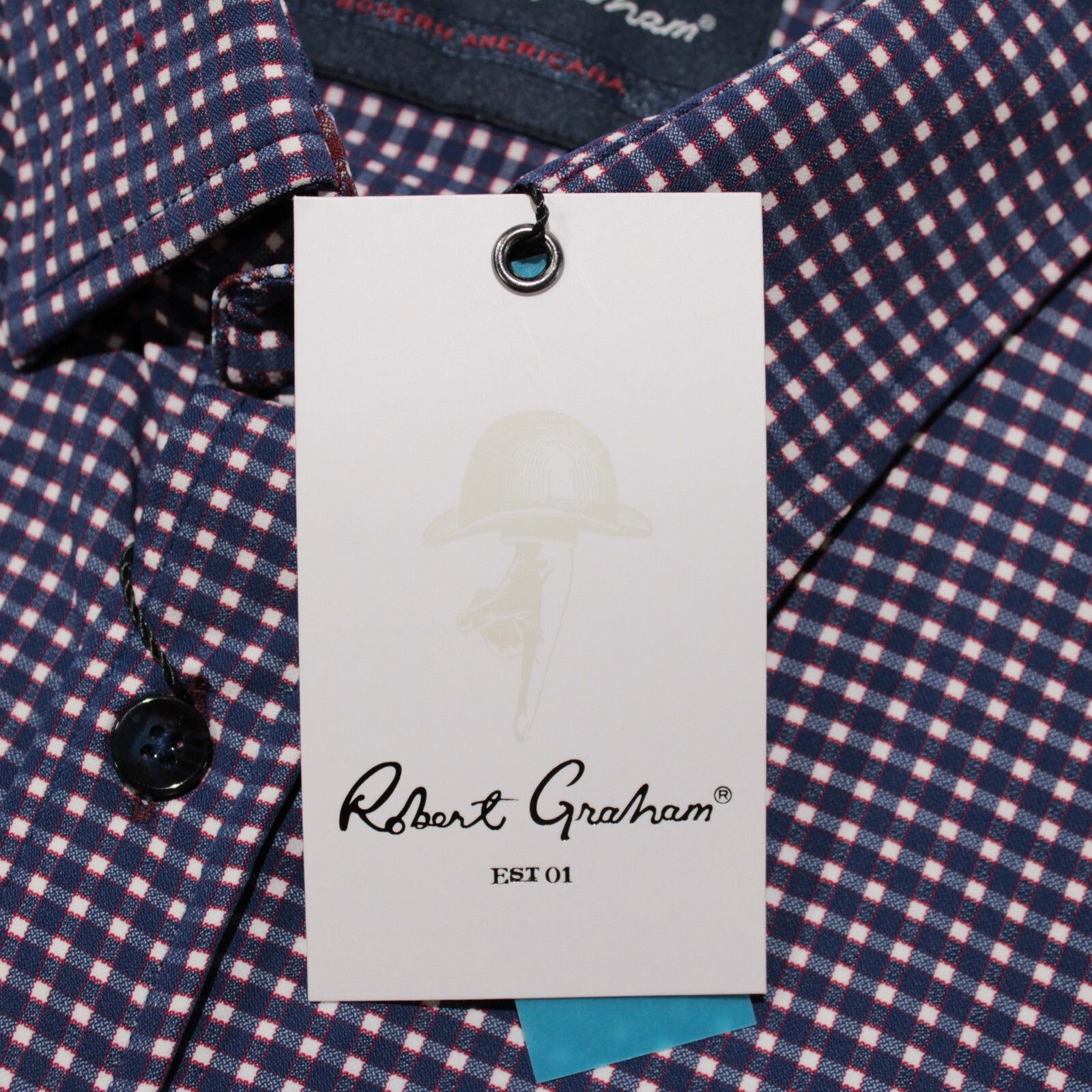 Robert Graham Robert Graham New with tags Shirt Size L US In Blue Size US L / EU 52-54 / 3 - 2 Thumbnail