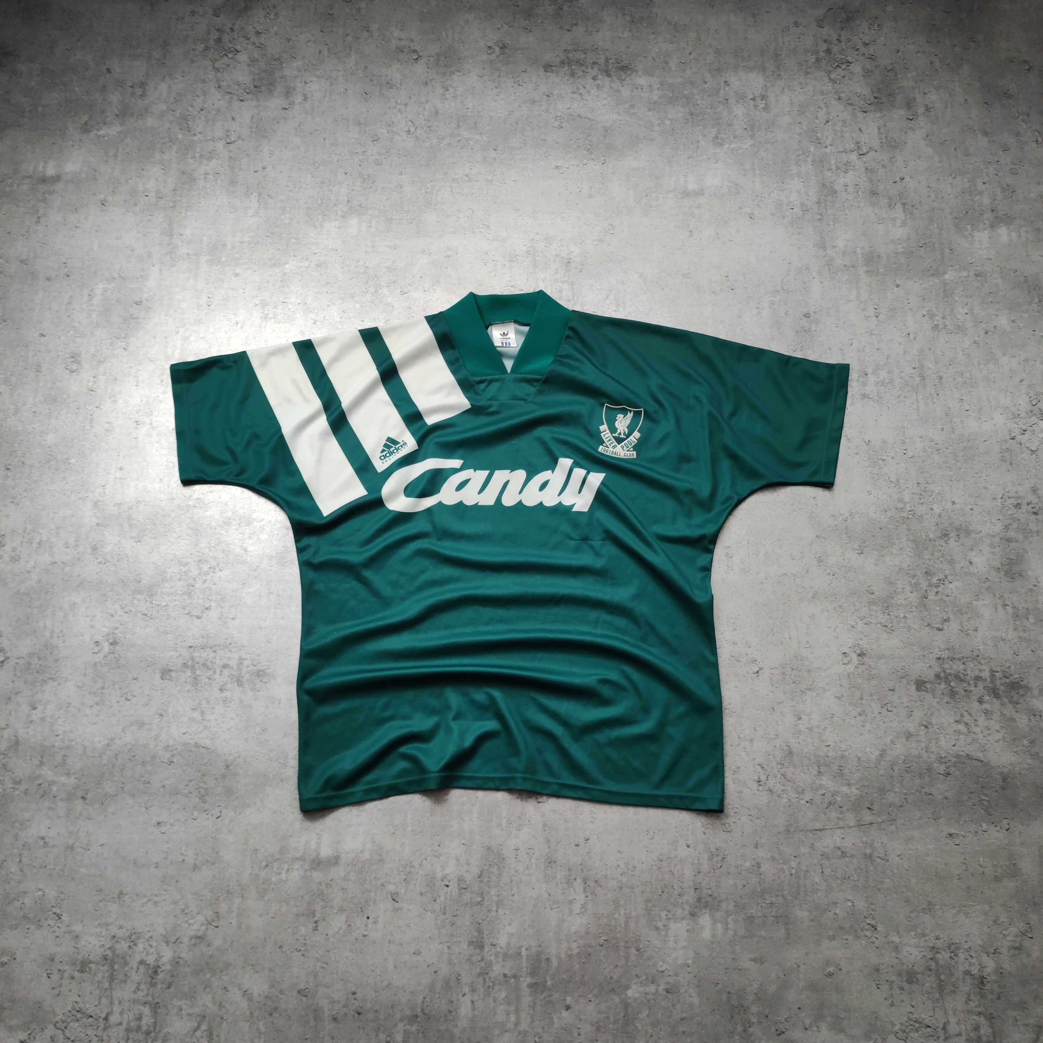 Other Vintage Football Liverpool x Adidas 1991 Away Match Jersey Size US L / EU 52-54 / 3 - 1 Thumbnail