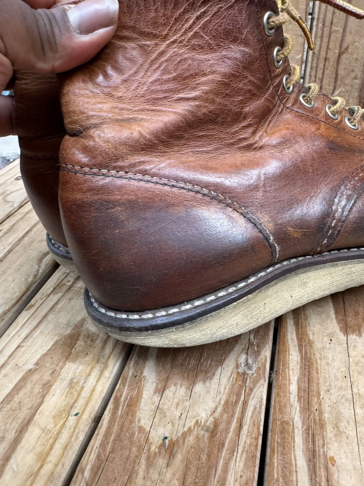 Red Wing Red Wing 9111 Chukka Brown leather boots EUR 39 UK 6 US 7 D Size US 7 / EU 40 - 16 Thumbnail
