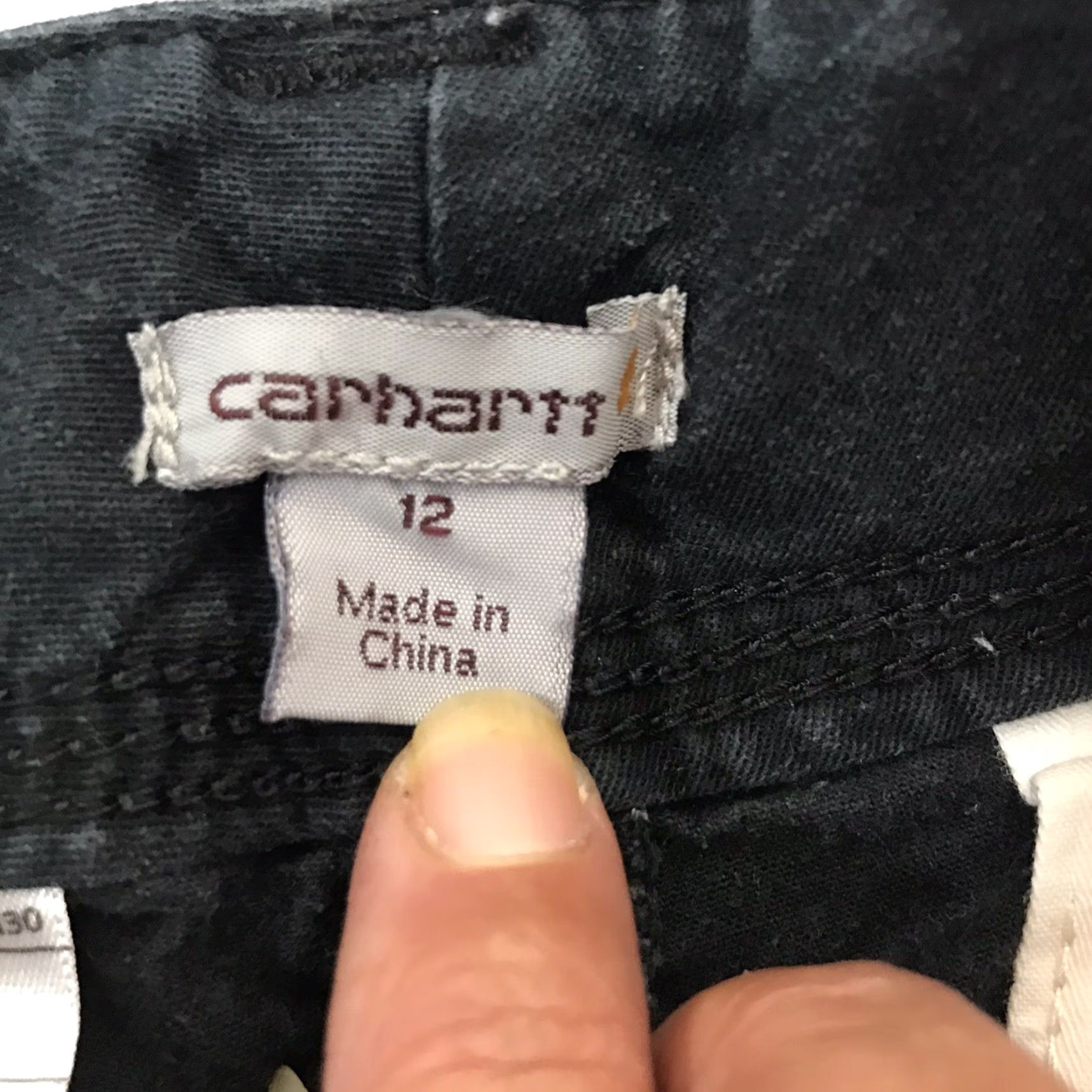 Carhartt Vintage Carhartt Bermuda Shorts Womens Size 12 Black Cotton Spandex Casual Summer Women Size 34" / US 12 / IT 48 - 4 Thumbnail