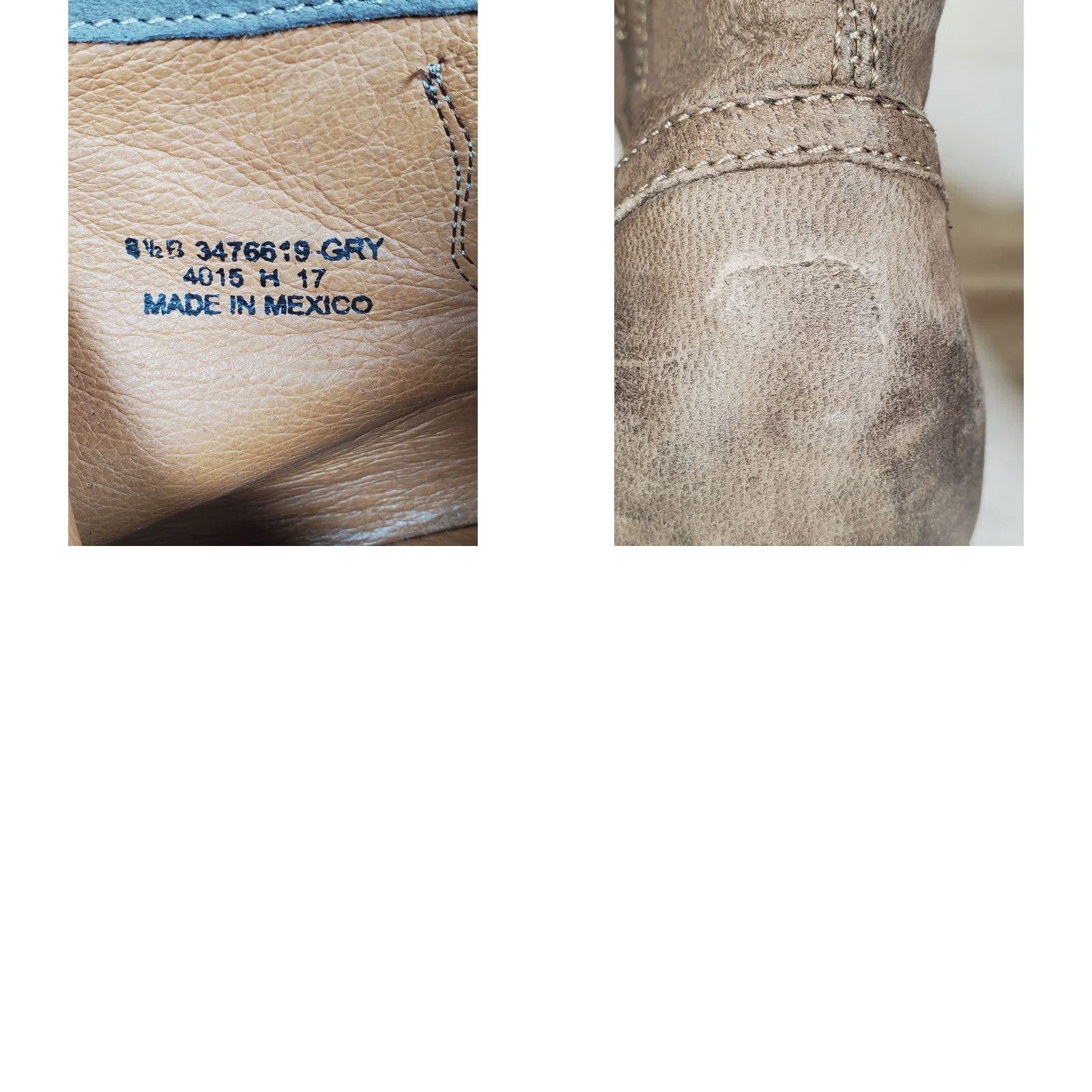 Frye Frye Tie Womens Gray Lillian Nubuck Western Ankle Booties Block Heel Women Size US 9 / IT 39 - 9 Thumbnail