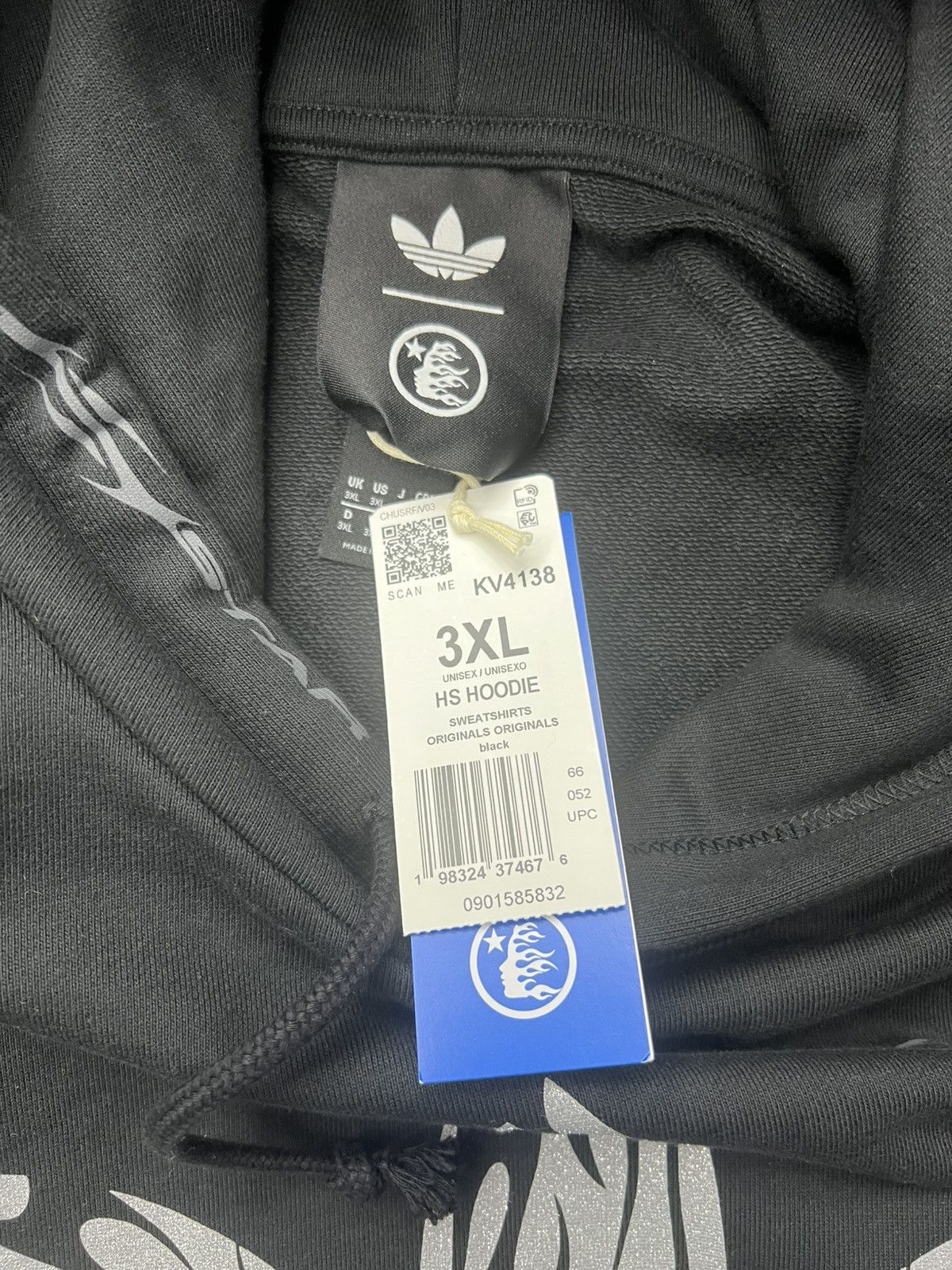 Adidas × HELLSTAR Hellstar x Adidas Hoodie (3XL) Size US XXL / EU 58 / 5 - 7 Thumbnail