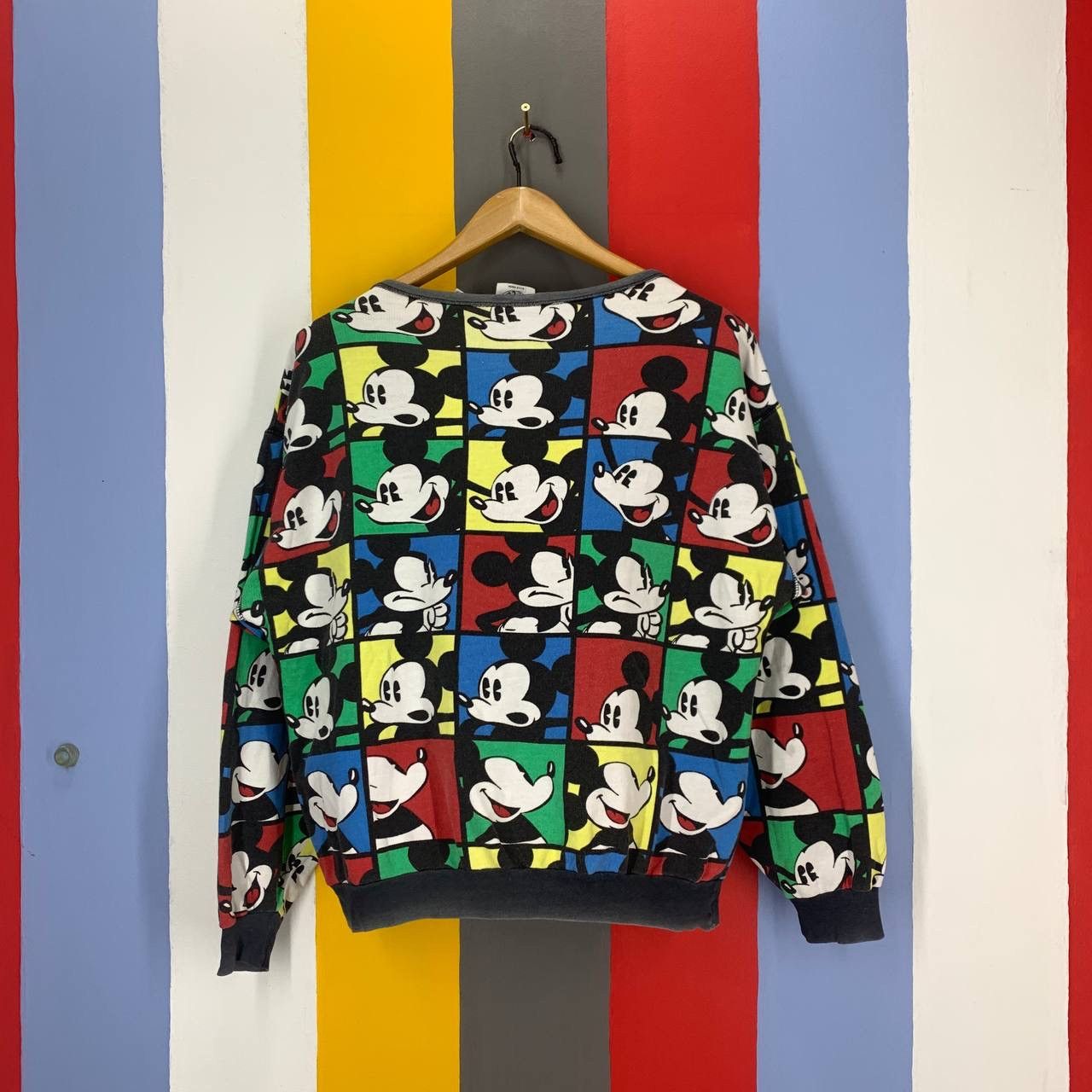 Disney 90s Vintage MICKEY MOUSE Full Print Sweatshirt #2318/02 Size US S / EU 44-46 / 1 - 9 Thumbnail