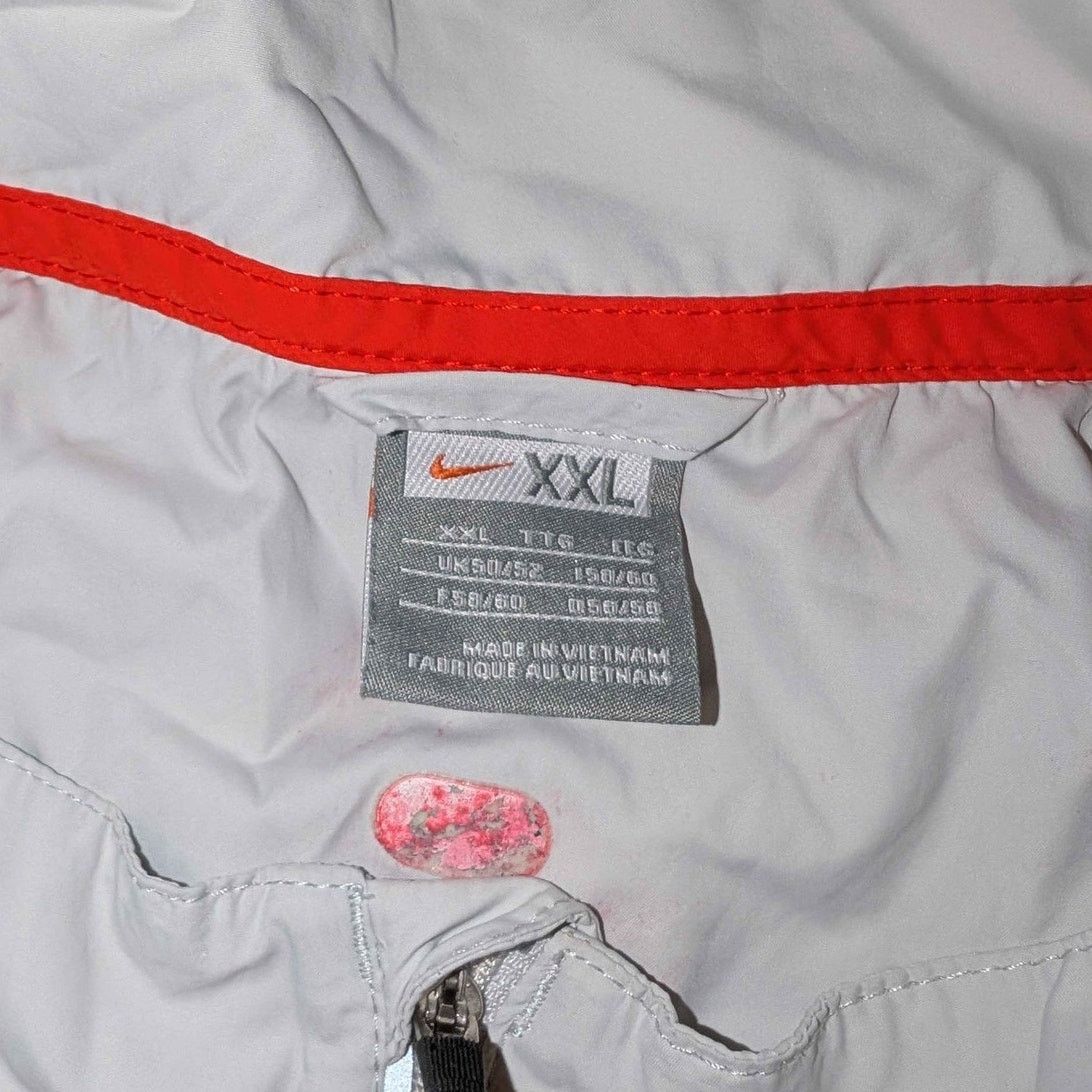 Nike Nike Windbreaker Jacket – Light Grey / Orange – Men’s XXL Size US XXL / EU 58 / 5 - 2 Thumbnail