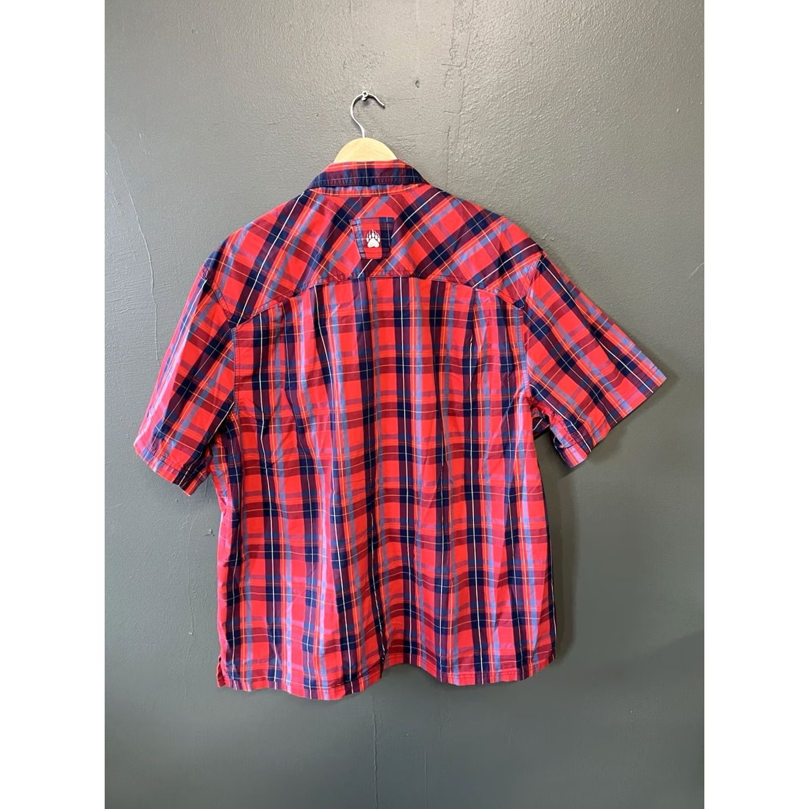 Vintage VINTAGE Alaskan Hardgear Mens Red Plaid Button Short Sleeve Outdoor Shirt XL Size US XL / EU 56 / 4 - 2 Thumbnail