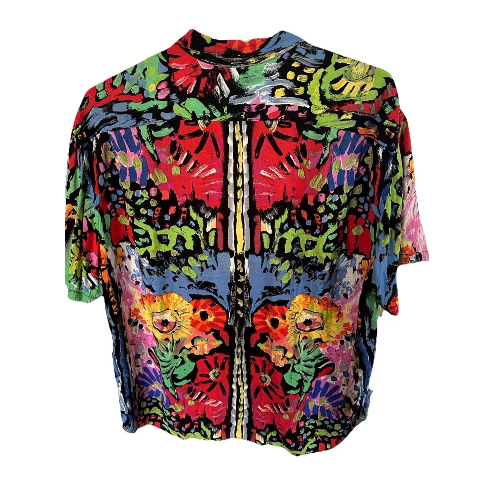 Jams World VINTAGE Jams World Shirt Mens XL Floral Rayon Hawaii AOP Button Up Rare Size US XL / EU 56 / 4 - 6 Thumbnail