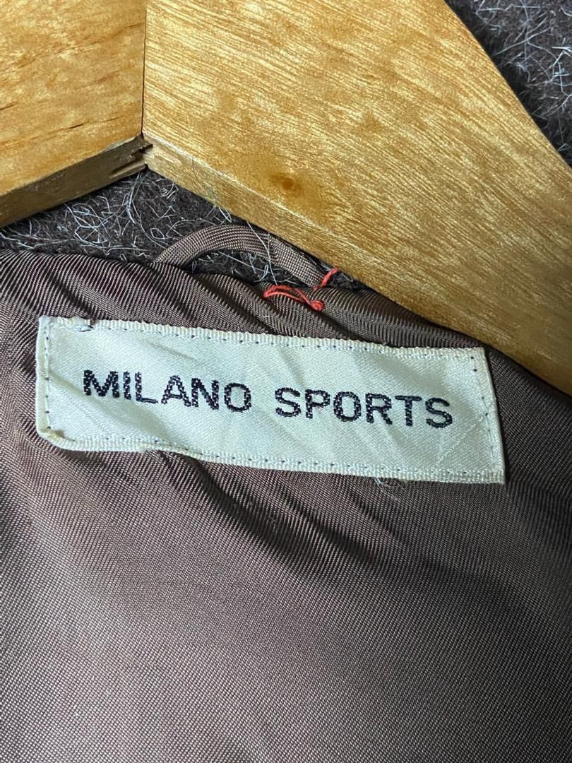 Japanese Brand Vintage MILANO SPORT Double Breasted Wool Coat (137) Size US XS / EU 42 / 0 - 6 Thumbnail