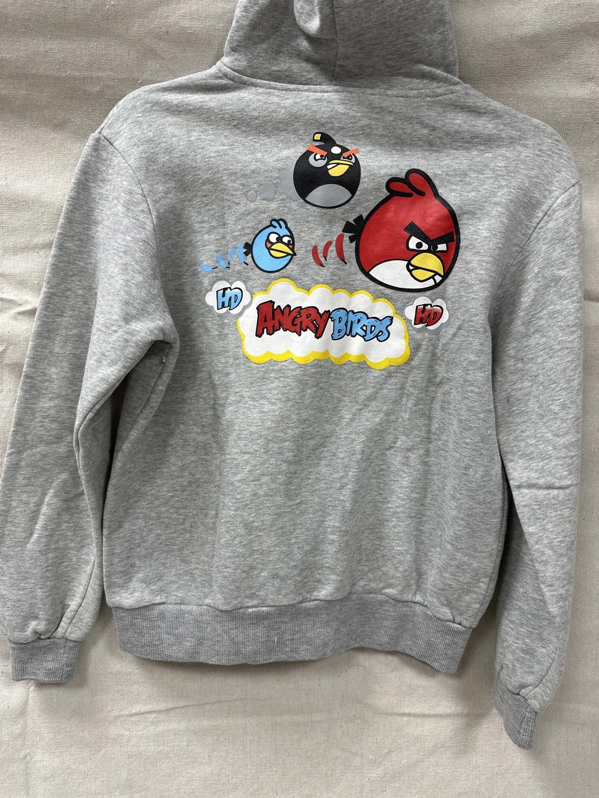 Designer Angry Birds Zip-Up Hoodie - Gray - Size M Size US M / EU 48-50 / 2 - 5 Thumbnail