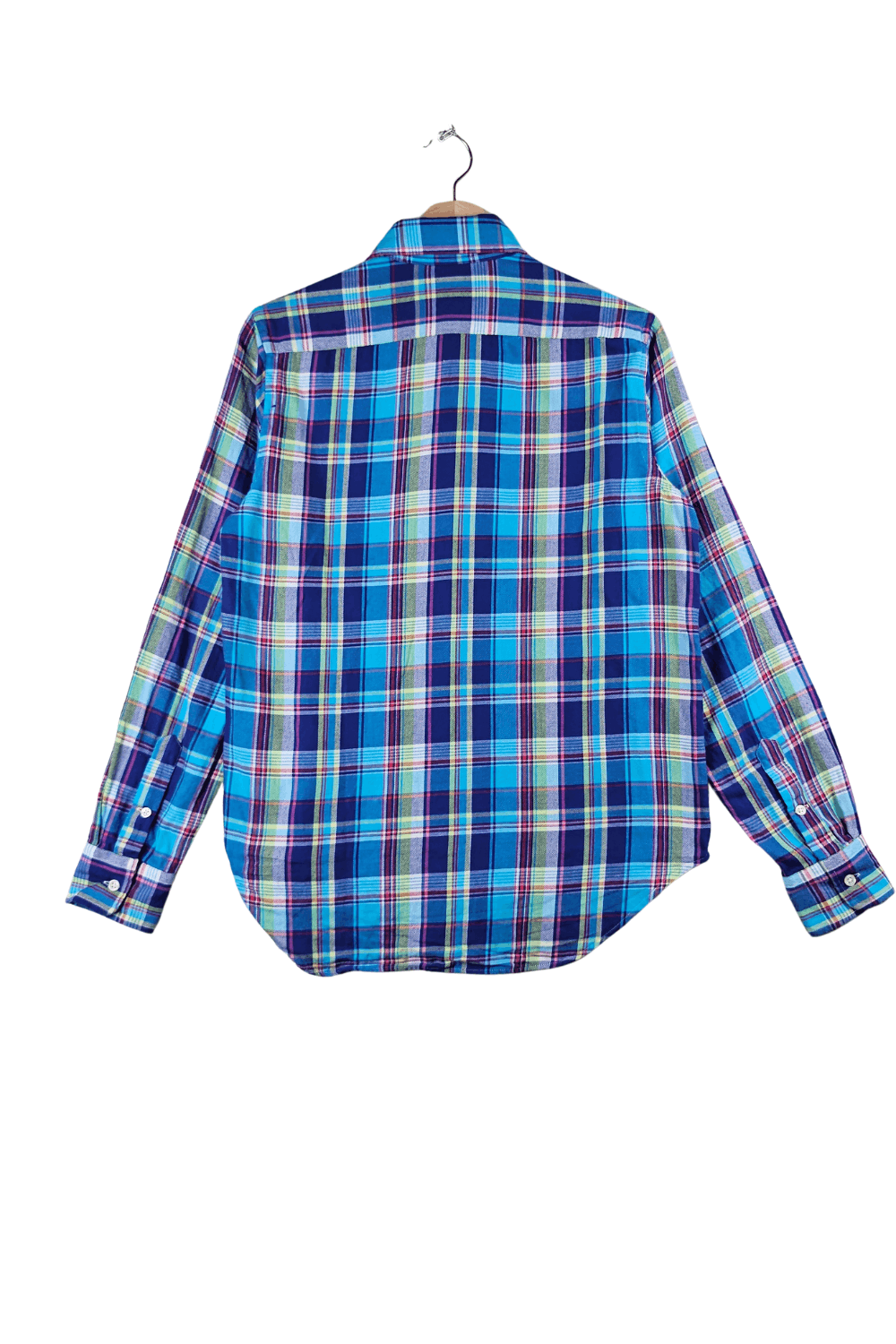 Ralph Lauren RL “Relaxed Fit” Bright Madras Button-Down – Yellow Pony – S Size US S / EU 44-46 / 1 - 2 Thumbnail