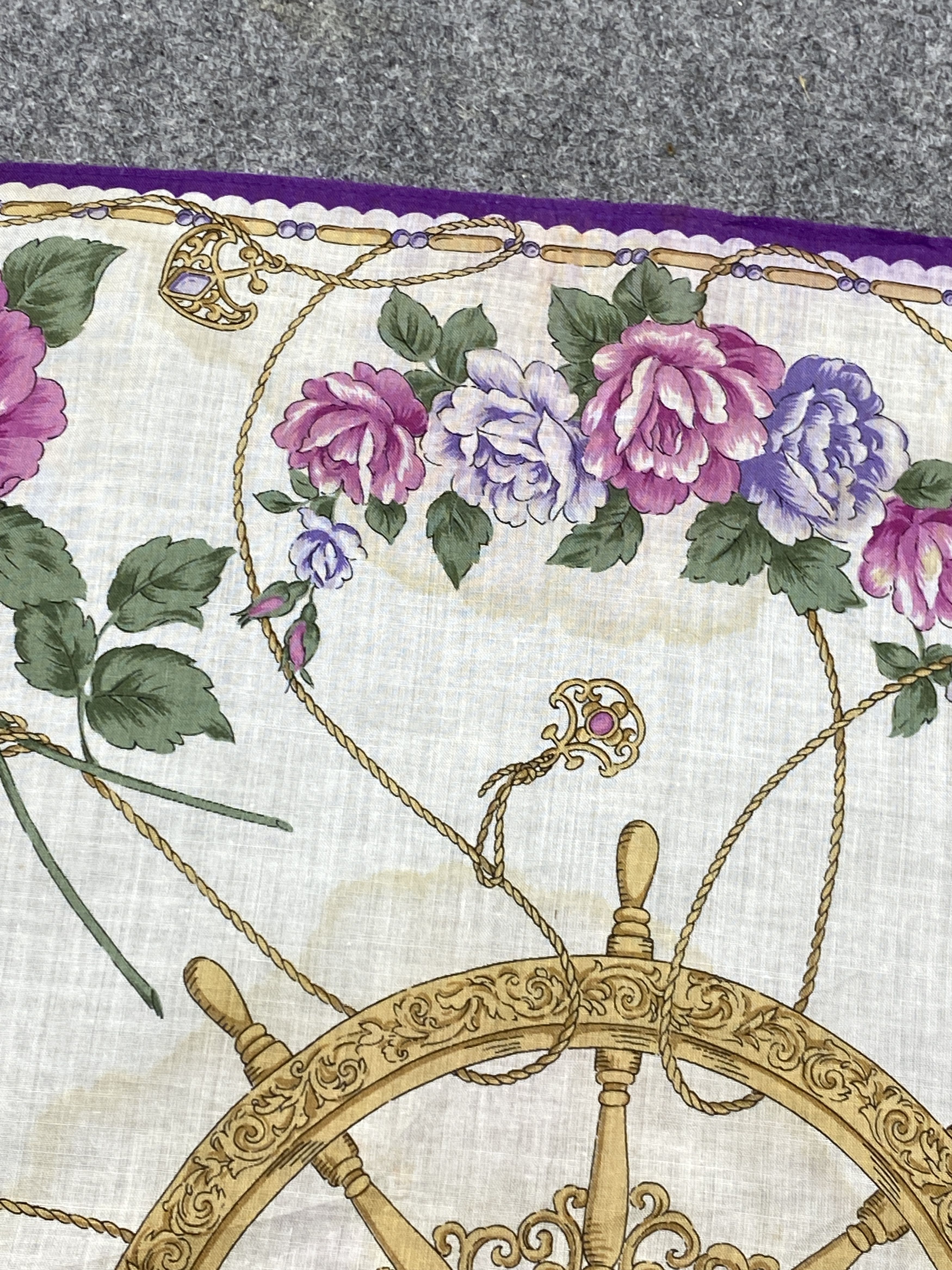 Balenciaga Balenciaga Floral Handkerchief / Neckerchief HKC0999 Size ONE SIZE - 7 Thumbnail