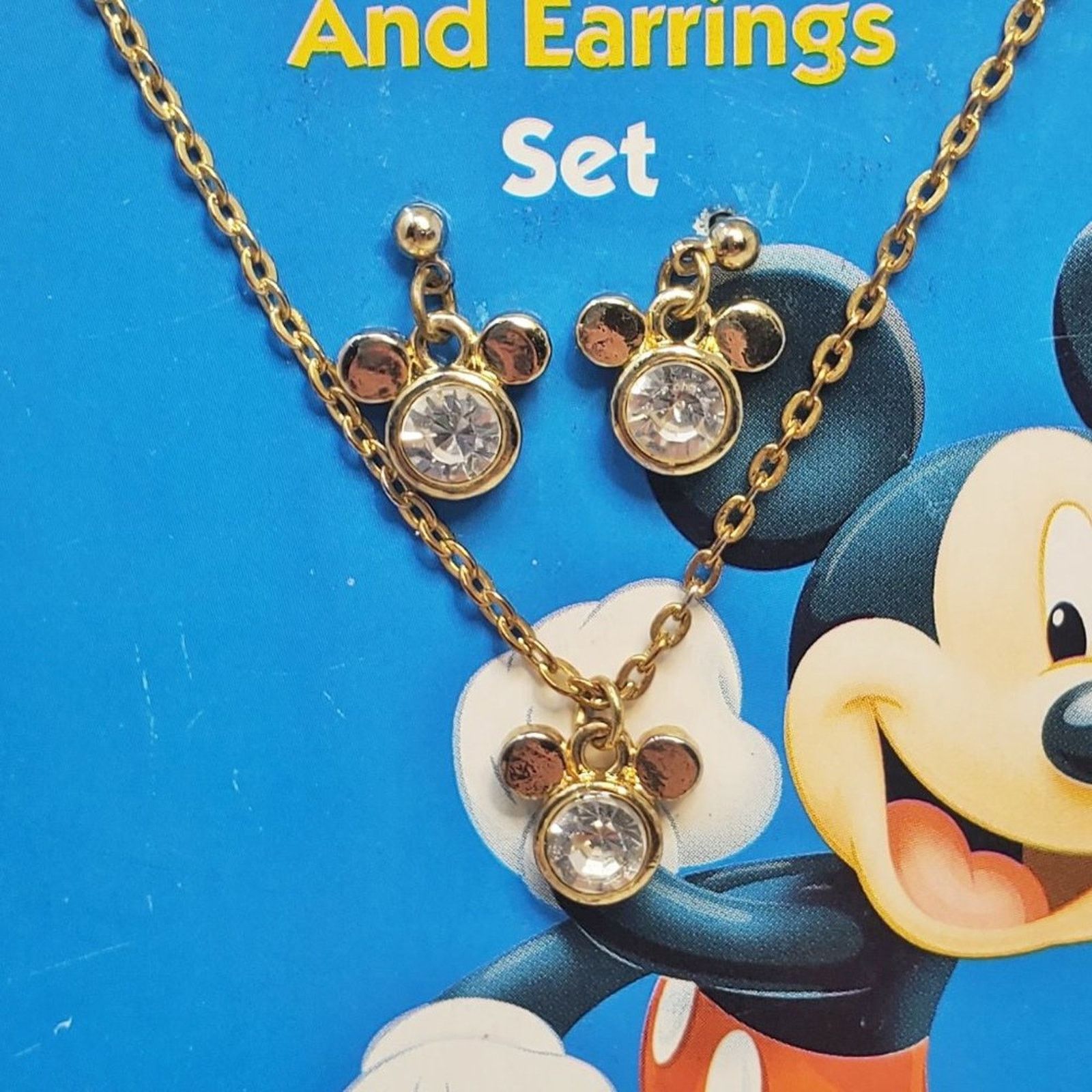 Disney Disney Mickey Mouse Necklace and Earrings Set Size ONE SIZE - 2 Thumbnail