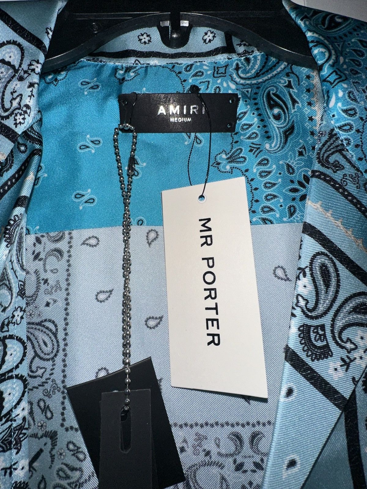 Amiri Amiri silk bandana button shirt MEDiUM NEW Size US M / EU 48-50 / 2 - 2 Thumbnail