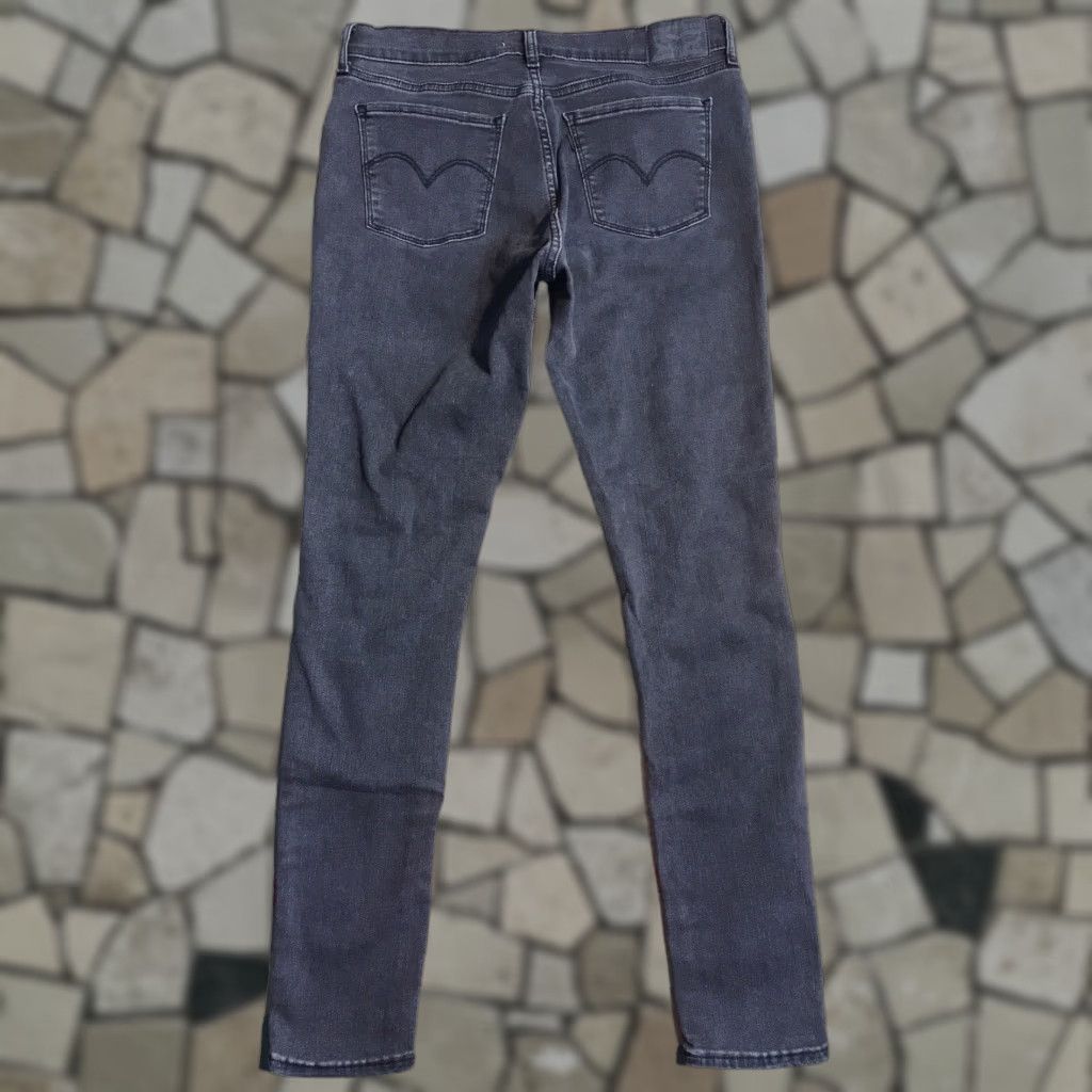 Levi's Levi's 710 Super Skinny Jeans Womens Black Distressed 31 Inseam 29 Inseam 5-Pocket Zip Belt Loops Slim Cotton Blend Denim Jeans Size 24" / US 00 / IT 34 - 1 Thumbnail