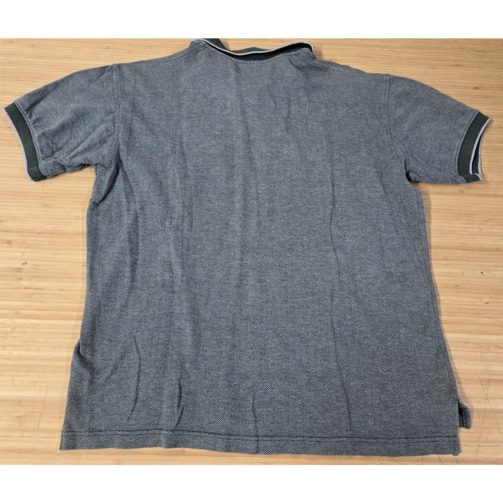 Vintage VINTAGE Daffy Duck Polo Shirt Mens M Golf 90s Warner Bros Studio Store Gray Short Sleeve Collared 100% Cotton Herringbone Size US M / EU 48-50 / 2 - 4 Thumbnail