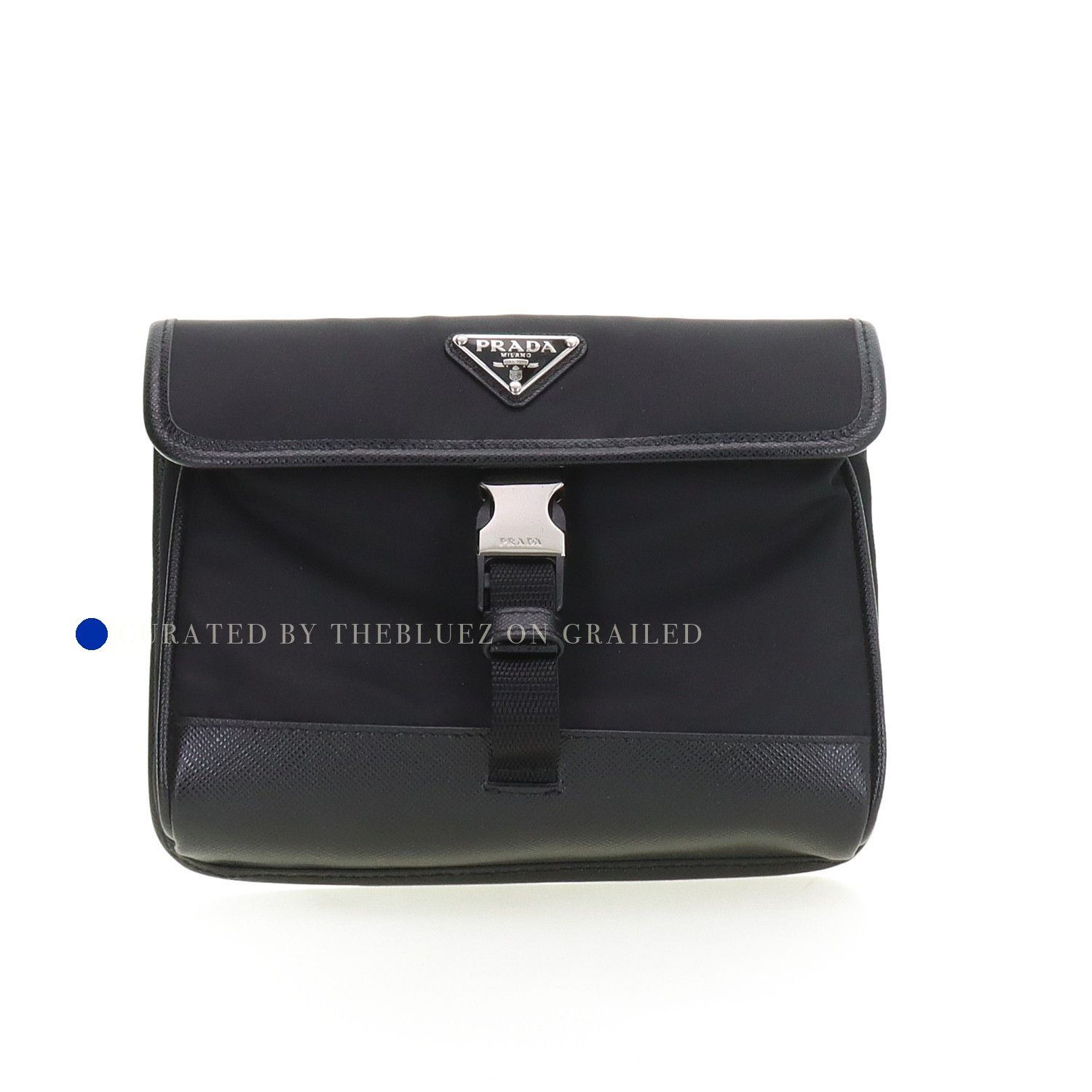 Prada Re-Nylon Saffiano Crossbody Bag in Black Size ONE SIZE - 1 Thumbnail
