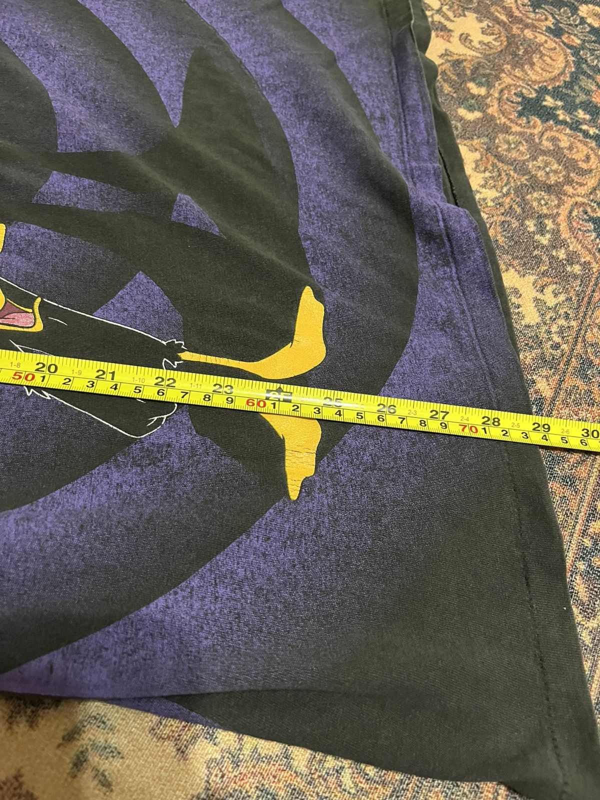 Vintage × Warner Bros Vintage 90s Daffy Duck Aop Shadow grail tee Size US L / EU 52-54 / 3 - 10 Thumbnail
