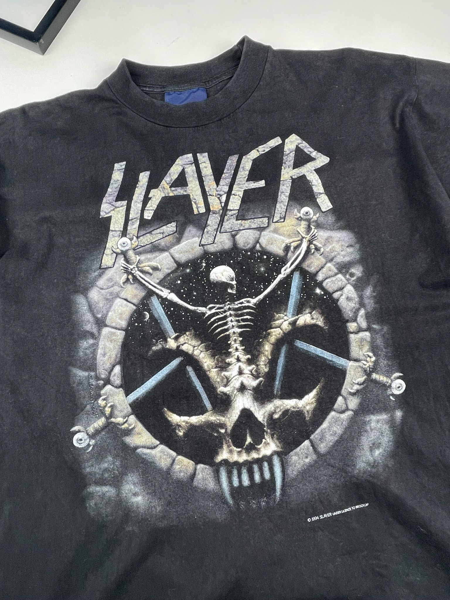 Slayer VINTAGE SLAYER TEE Size US XL / EU 56 / 4 - 4 Thumbnail