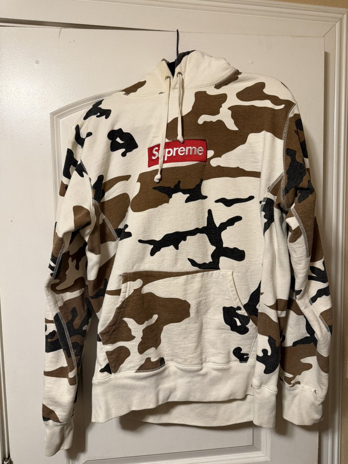 Supreme Supreme Box Logo Hoodie Brown Cow Camo Size Large FW16 2016 Size US L / EU 52-54 / 3 - 1 Thumbnail