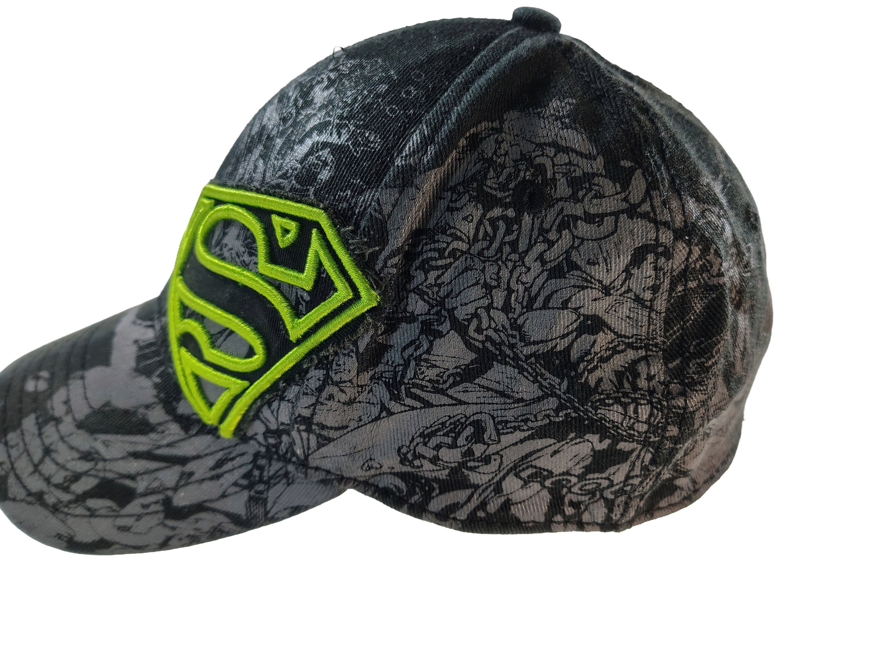 DC Comics Men's Rare Black & Green DC Comics Dark Superman Hat Size ONE SIZE - 4 Thumbnail