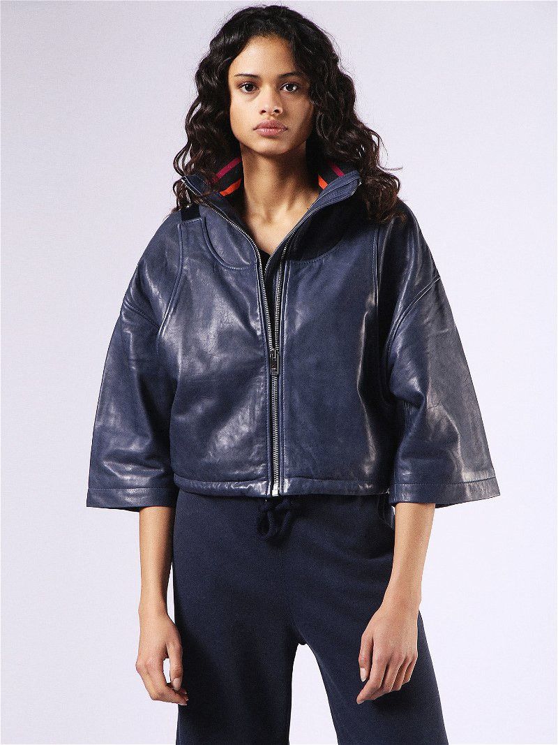 Diesel Diesel Leather Jacket Size S / US 4 / IT 40 - 1 Thumbnail