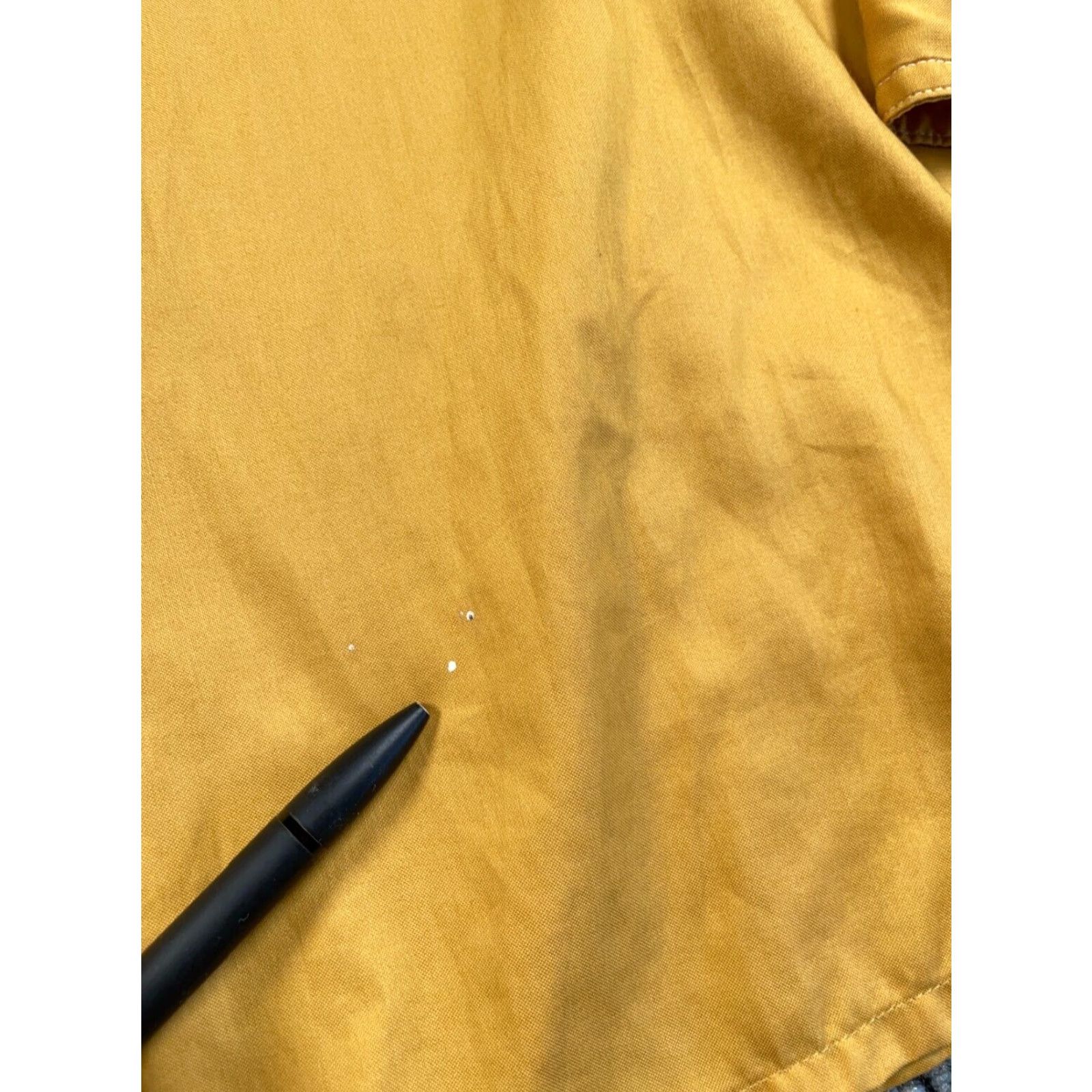 Arrow VTG Arrow Lightweight Shirt Dark Yellow 70s 80s Retro Mod Dad Style Large Men Button-Up Collared Long Sleeve Casual Vintage Yes Size US L / EU 52-54 / 3 - 4 Thumbnail