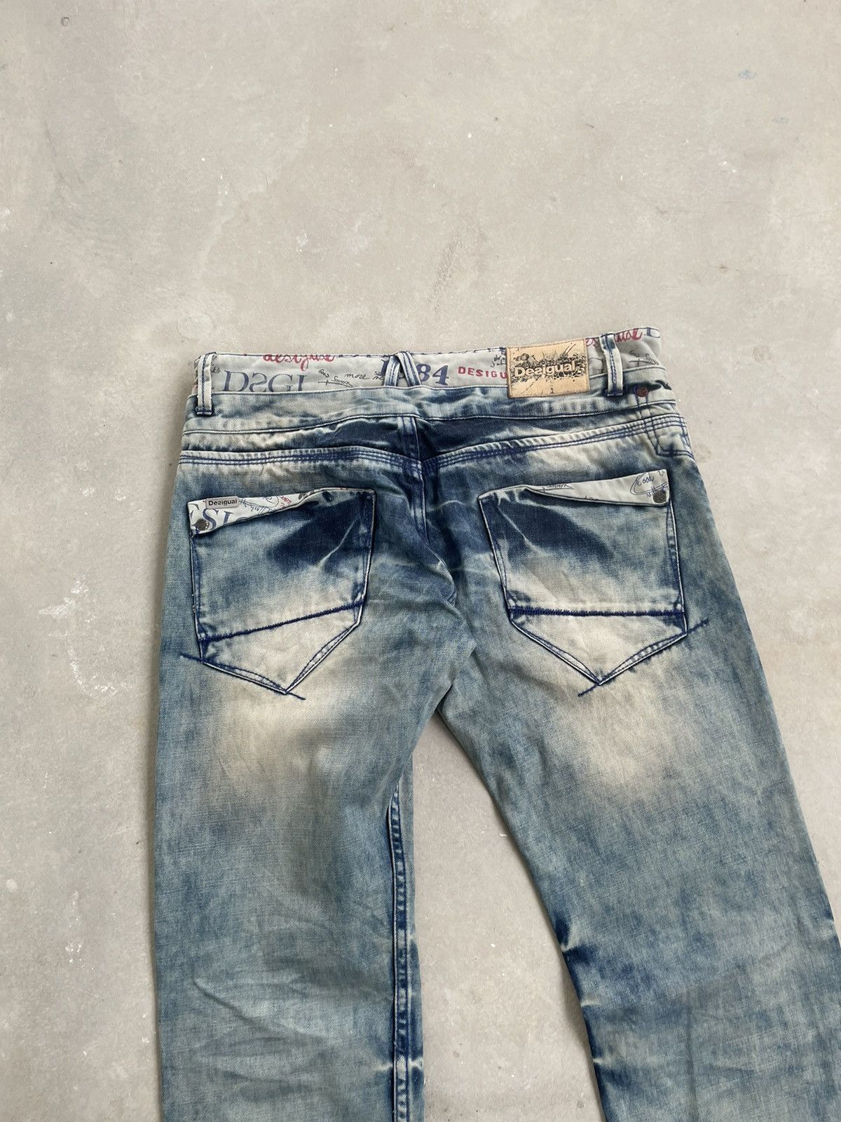 Desigual DESIGUAL DOUBLE WAIST PANT WIDE LEG DENIM Size US 32 / EU 48 - 11 Thumbnail