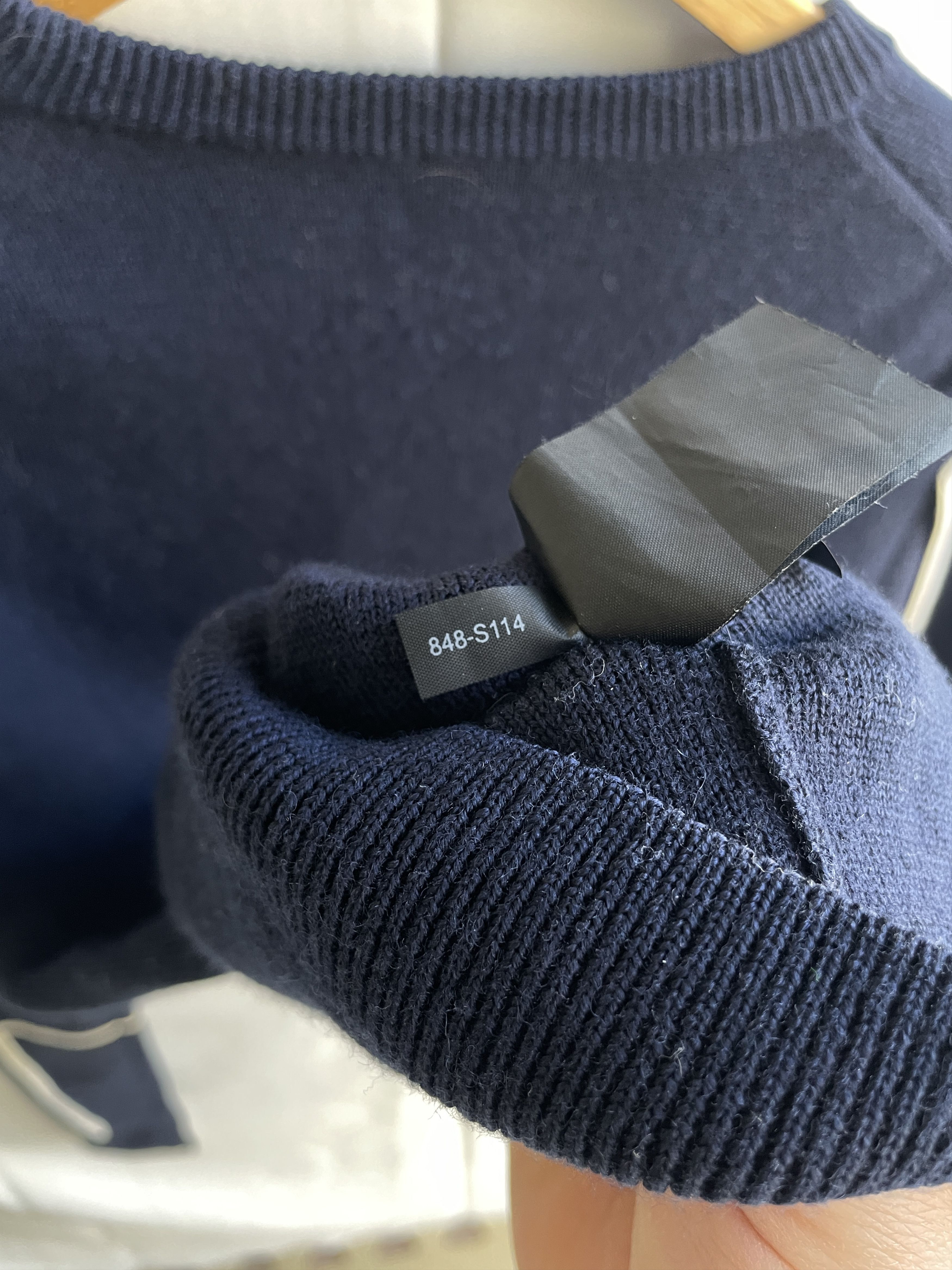 Black Barrett Black Barrett by Neil Barrett 3D Applique Crew Neck Sweater Size US S / EU 44-46 / 1 - 10 Thumbnail