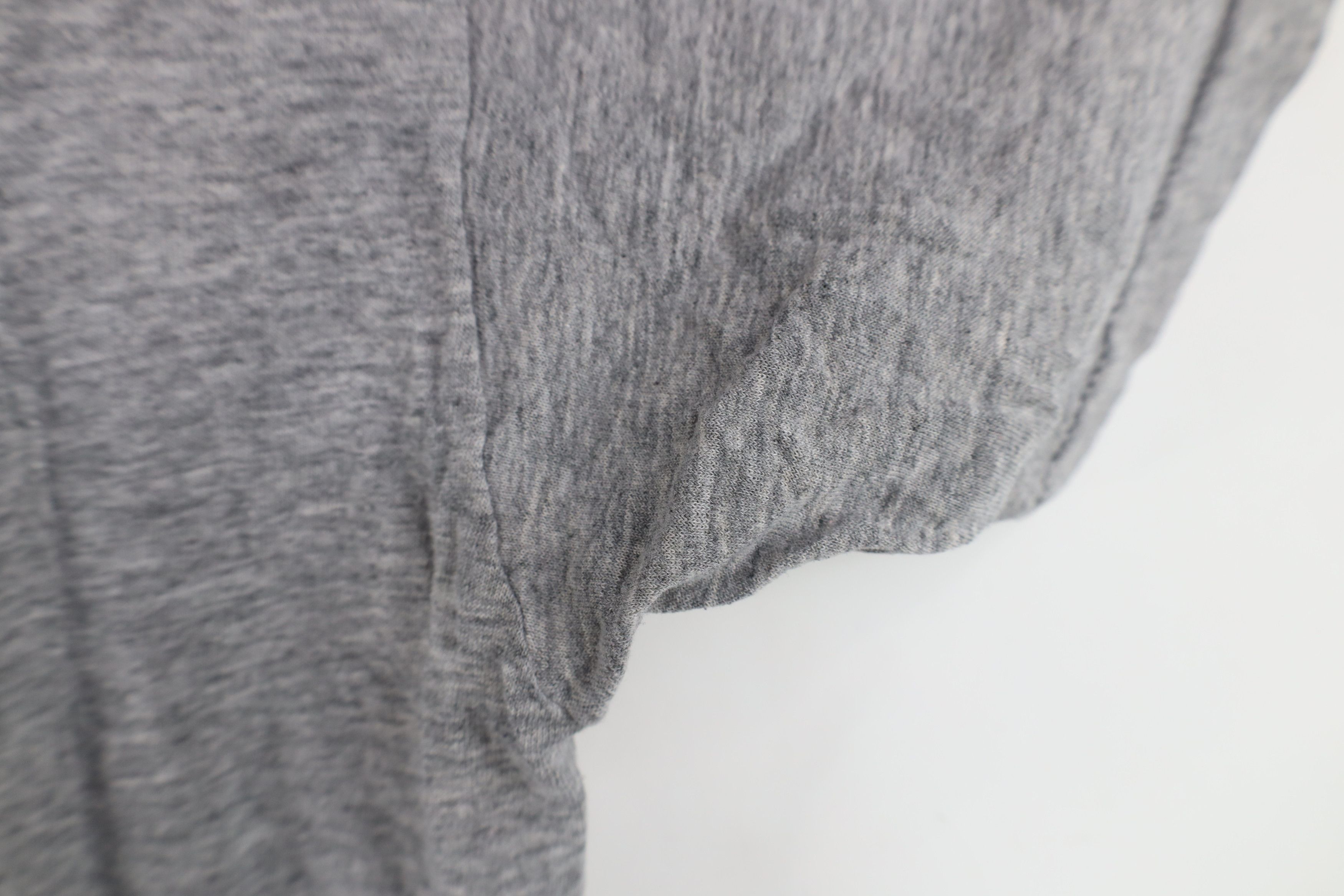 Vintage Vintage 90s Y2K Streetwear Thin Pocket T-Shirt Heather Gray Size US L / EU 52-54 / 3 - 7 Thumbnail