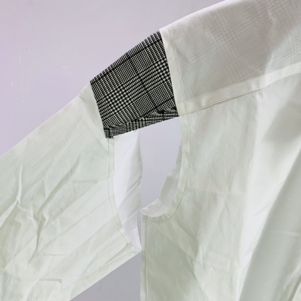 Comme des Garcons Homme Shirt Sleeve Design Button White Size US M / EU 48-50 / 2 - 5 Thumbnail