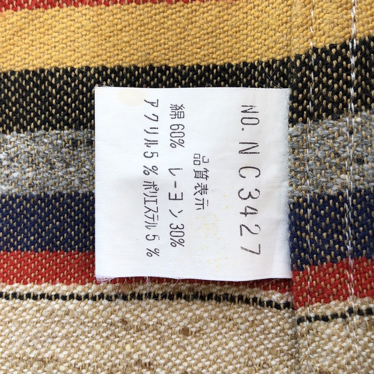 Nicole Club Nicole Club Dept. Multicolour Stripped Canves Coat Jacket Size S / US 4 / IT 40 - 17 Thumbnail