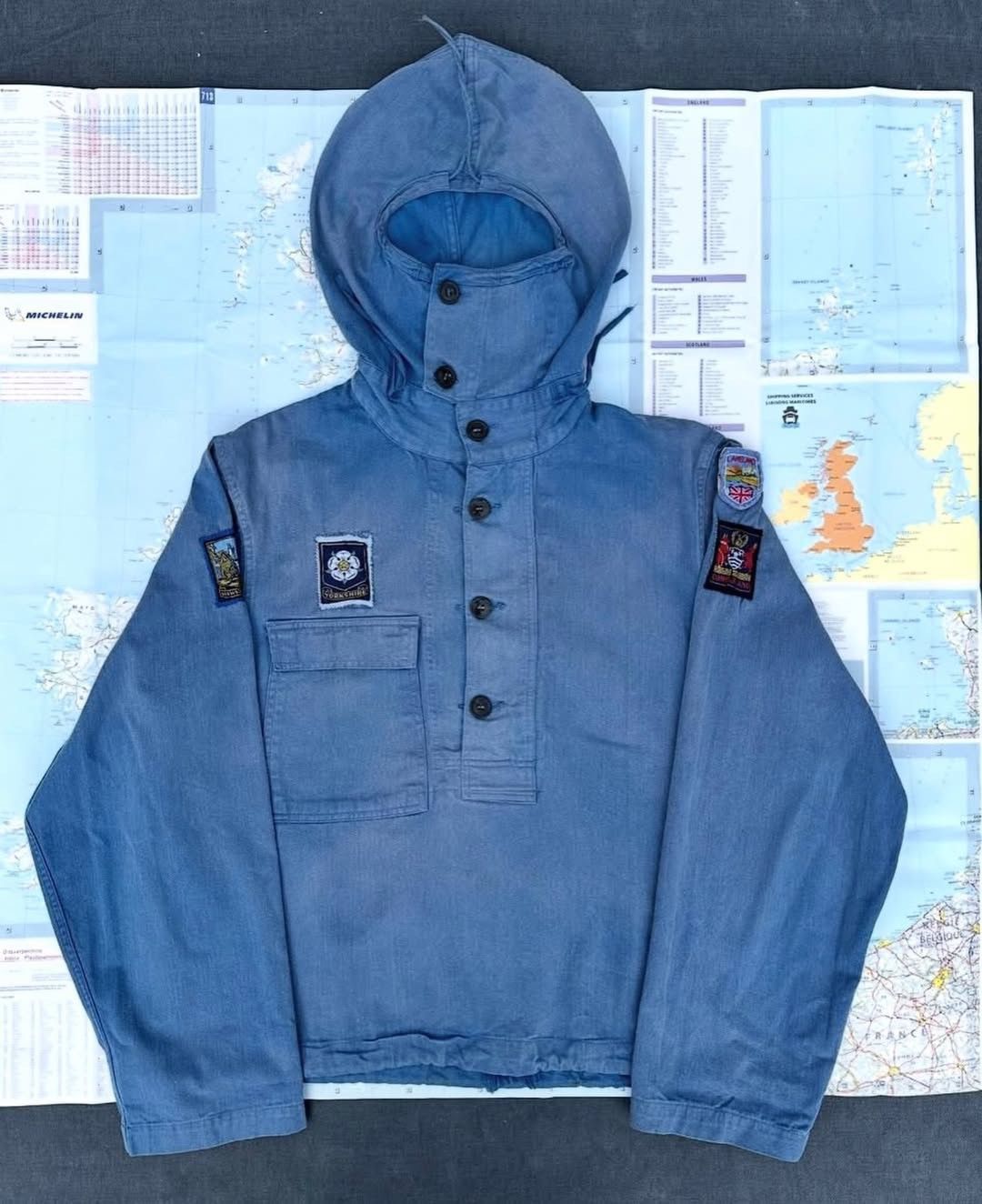 Number (N)ine Number (N)ine BRTH:BREATH Hemp Anti-Gas Smock Anorak Size US L / EU 52-54 / 3 - 10 Thumbnail
