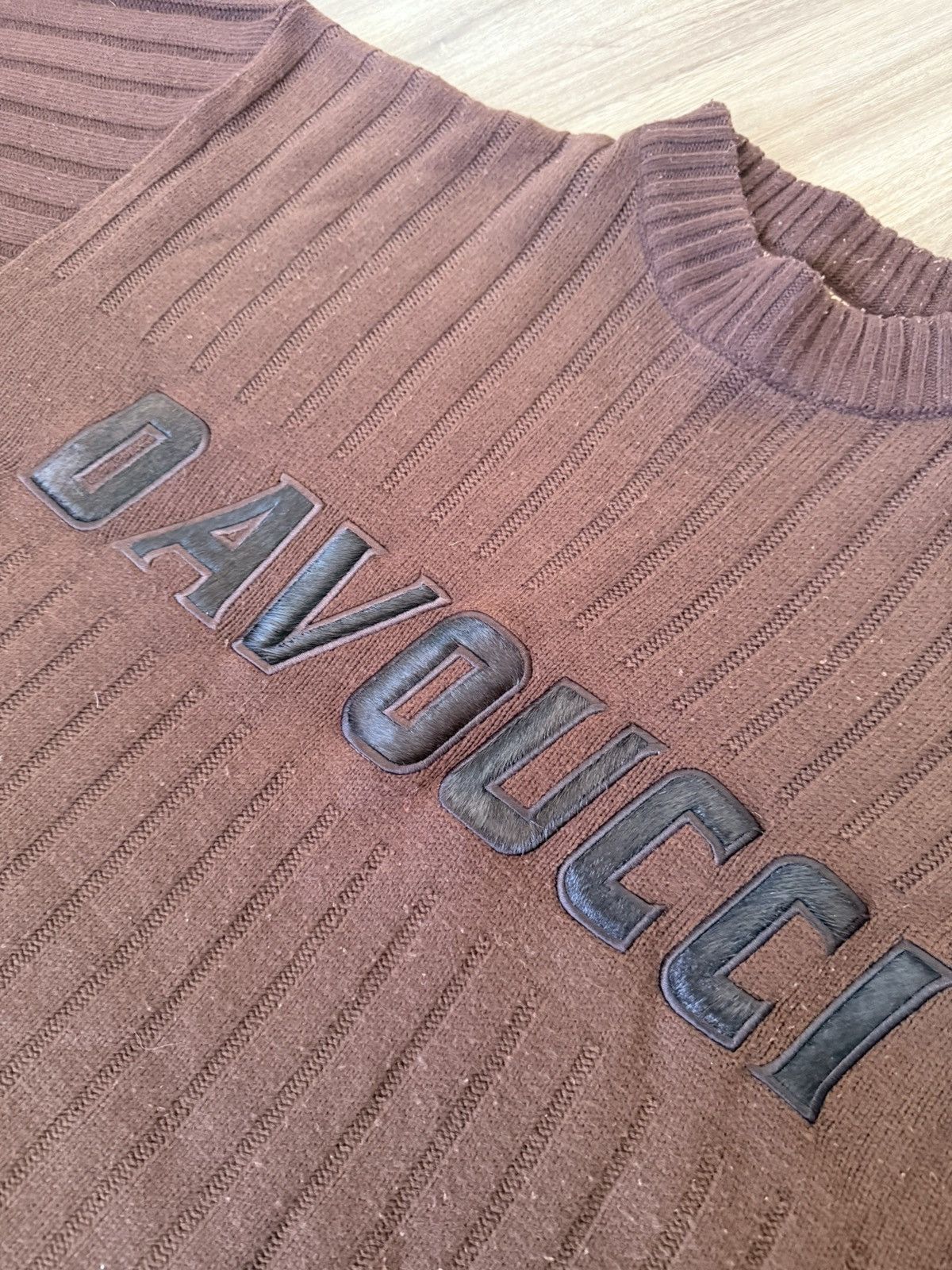 Other Vintage DAVOUCCI Turtleneck Sweater XL Brown Size US XL / EU 56 / 4 - 3 Thumbnail