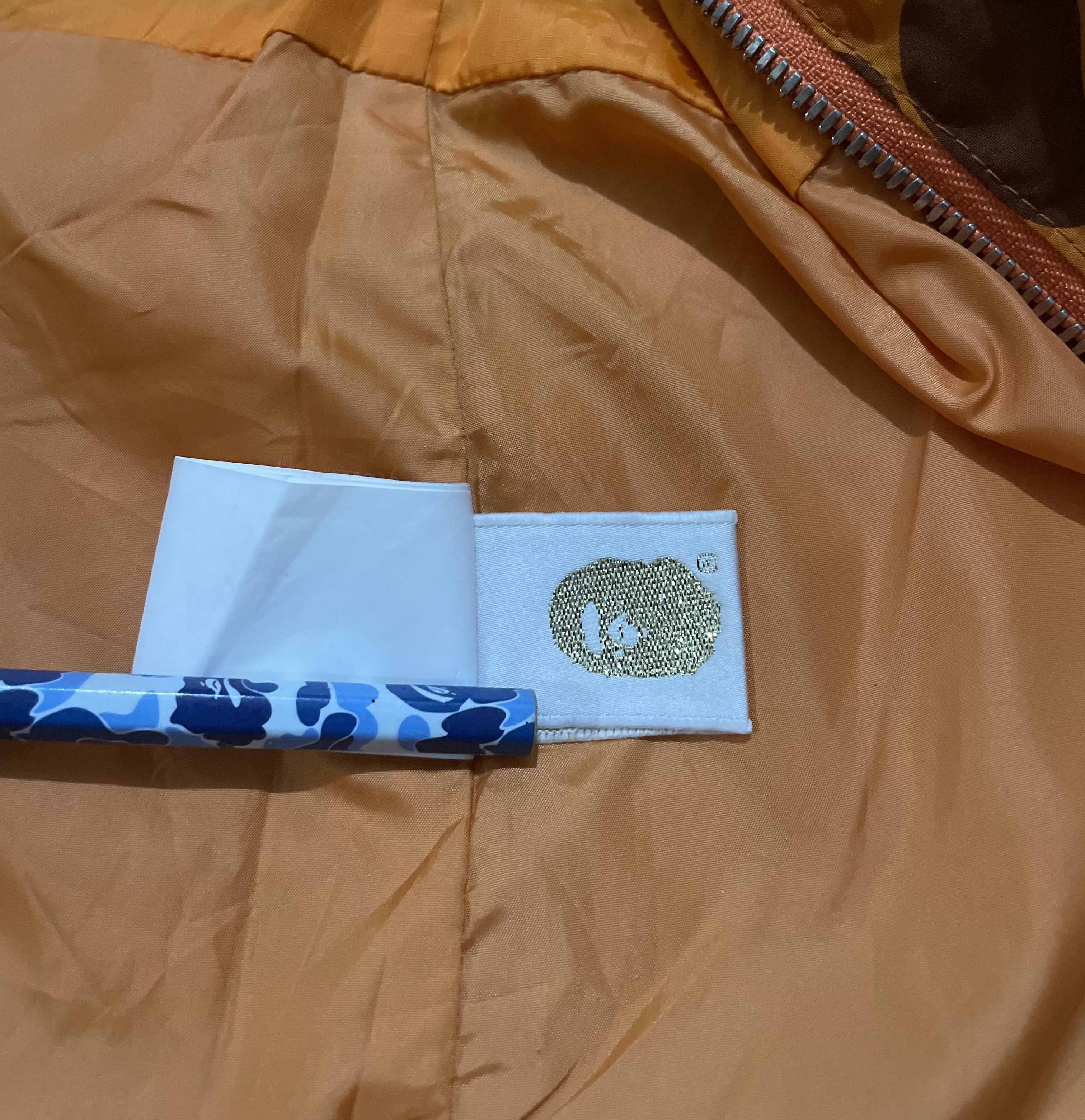 OG Bape Fire Camo Snowboard Jacket