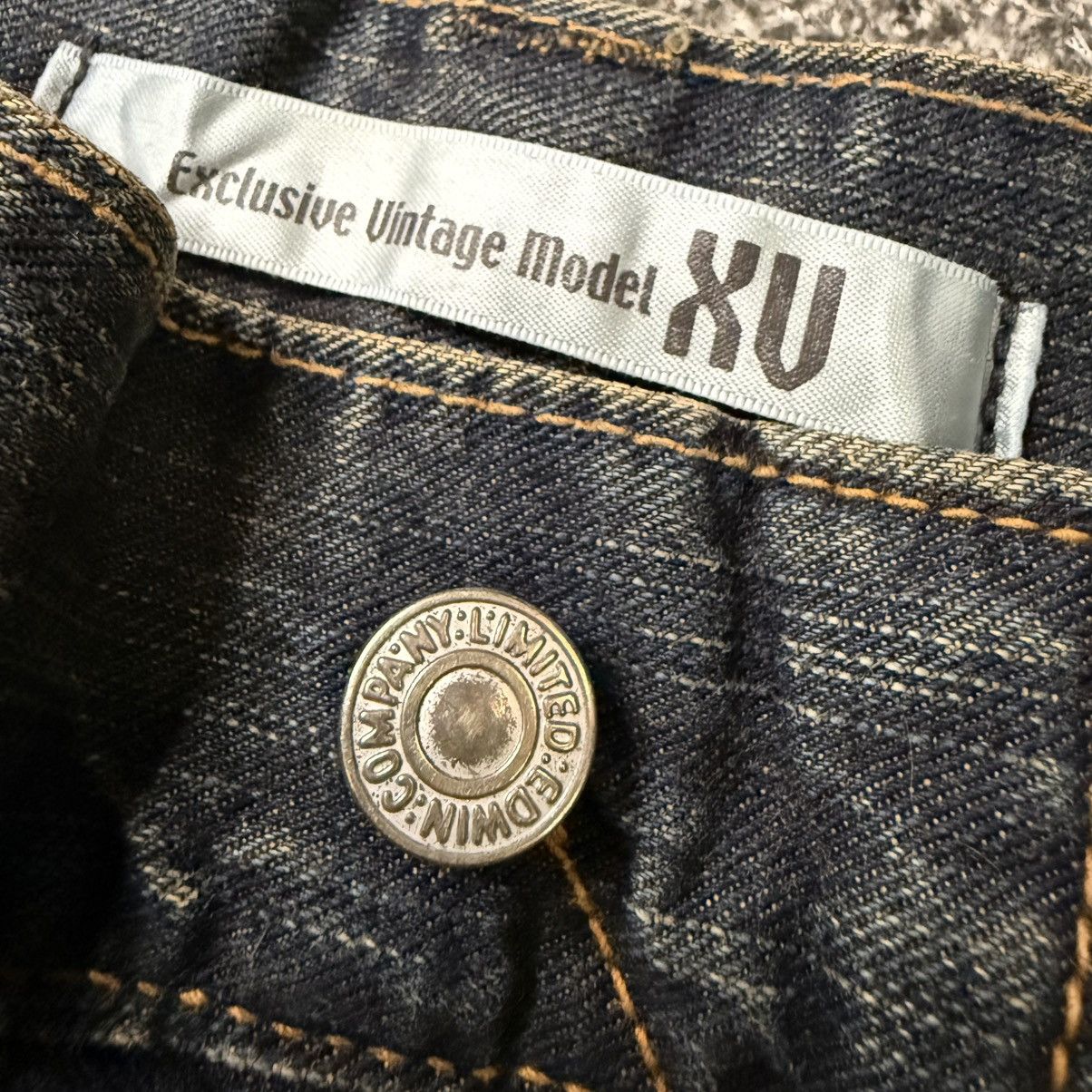 Seditionaries Vintage Baggy Japanese Rusty Edwin XV Hanging Denim Size US 34 / EU 50 - 11 Thumbnail