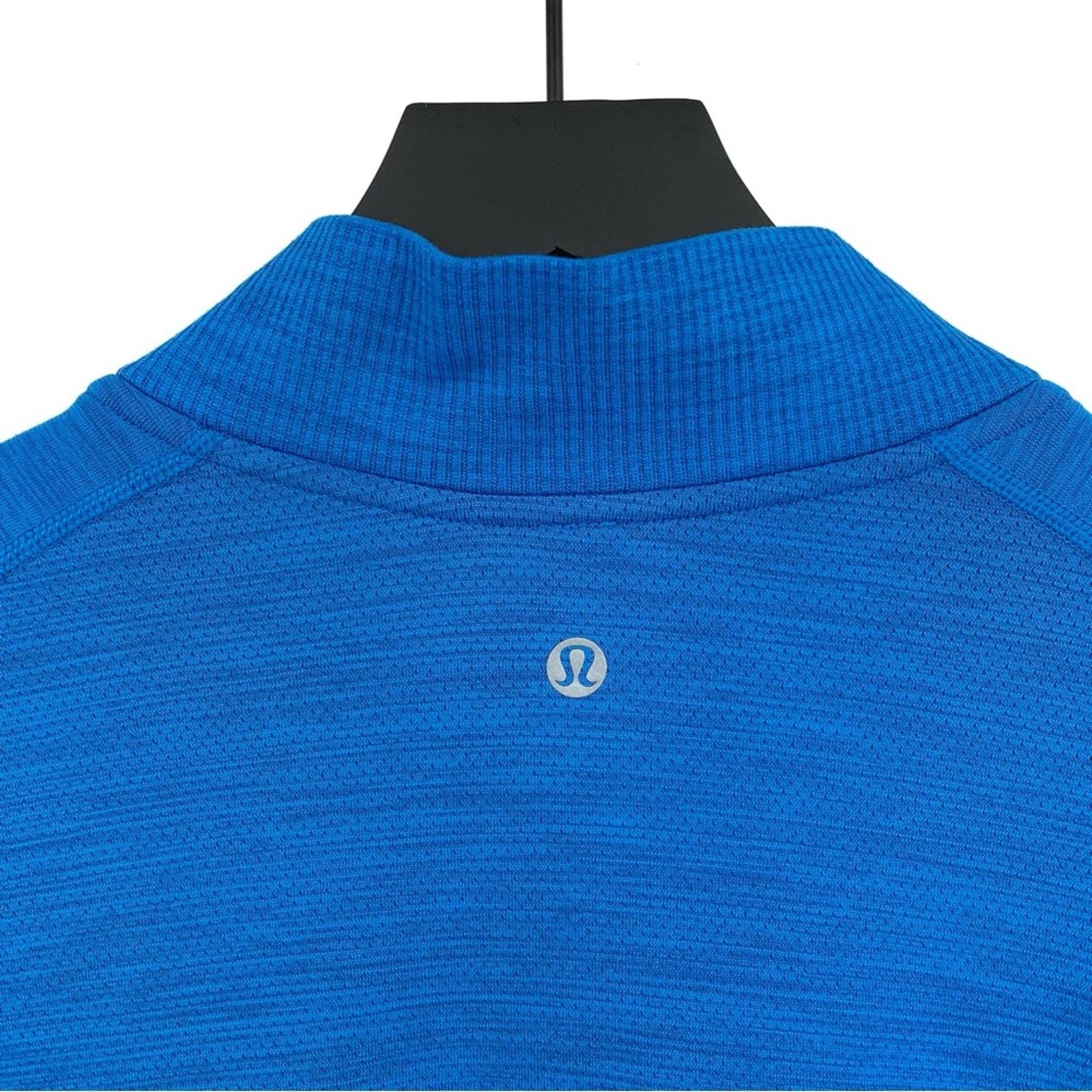 Lululemon LULULEMON Metal Vent Tech 1/2 Zip Royal Blue L Size US L / EU 52-54 / 3 - 6 Thumbnail
