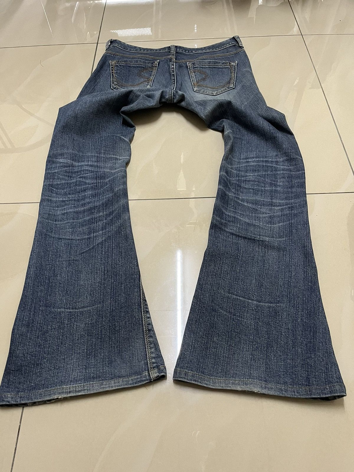 Tornado Mart Flare Jeans georgia love distressed bootcut low rise denim Size US 30 / EU 46 - 13 Thumbnail