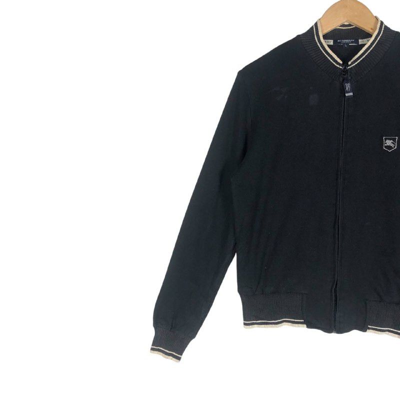 Burberry Vintage Burberry Zipper Sweatshirt Size US L / EU 52-54 / 3 - 3 Thumbnail
