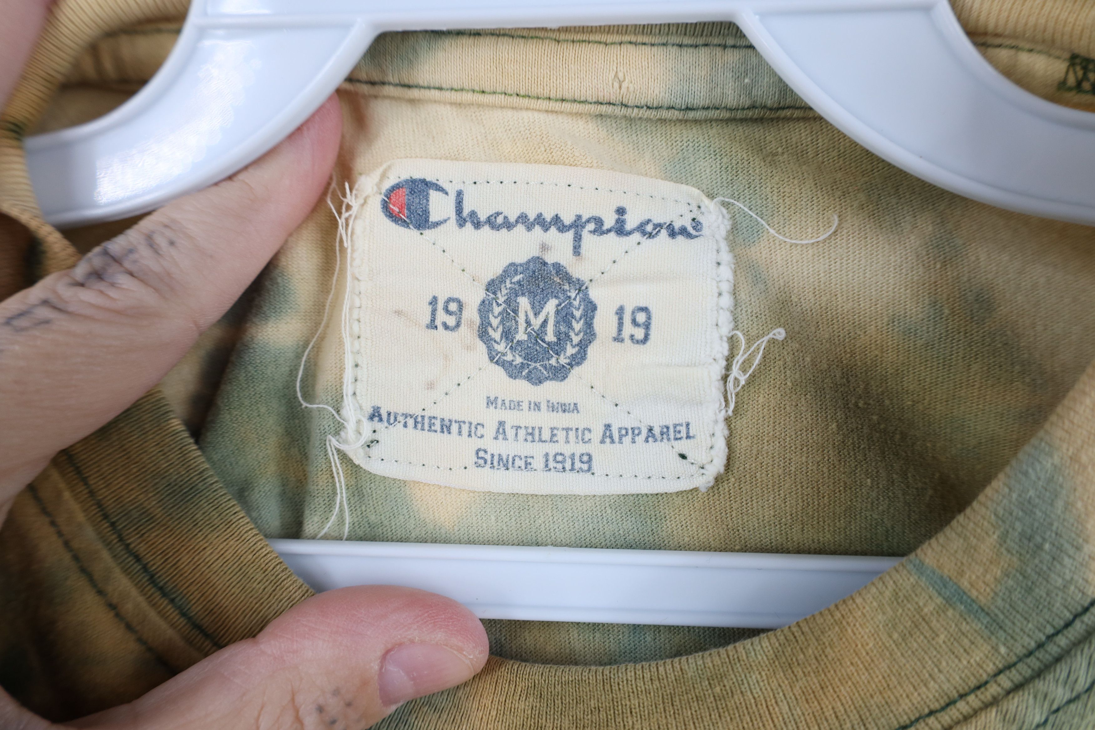 Champion Vintage Champion Acid Wash Michigan State University T-Shirt Size US M / EU 48-50 / 2 - 7 Thumbnail