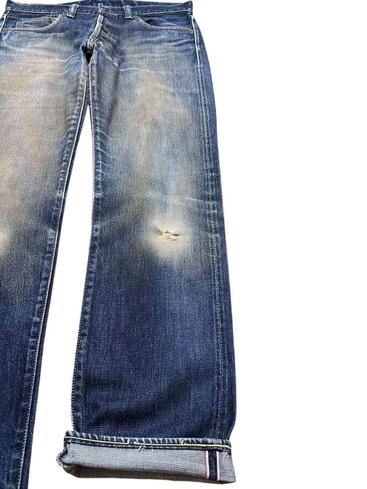 Momotaro Jeans Vintage Momotaro Selvedge Mudwash Distressed Denim Size US 32 / EU 48 - 4 Thumbnail