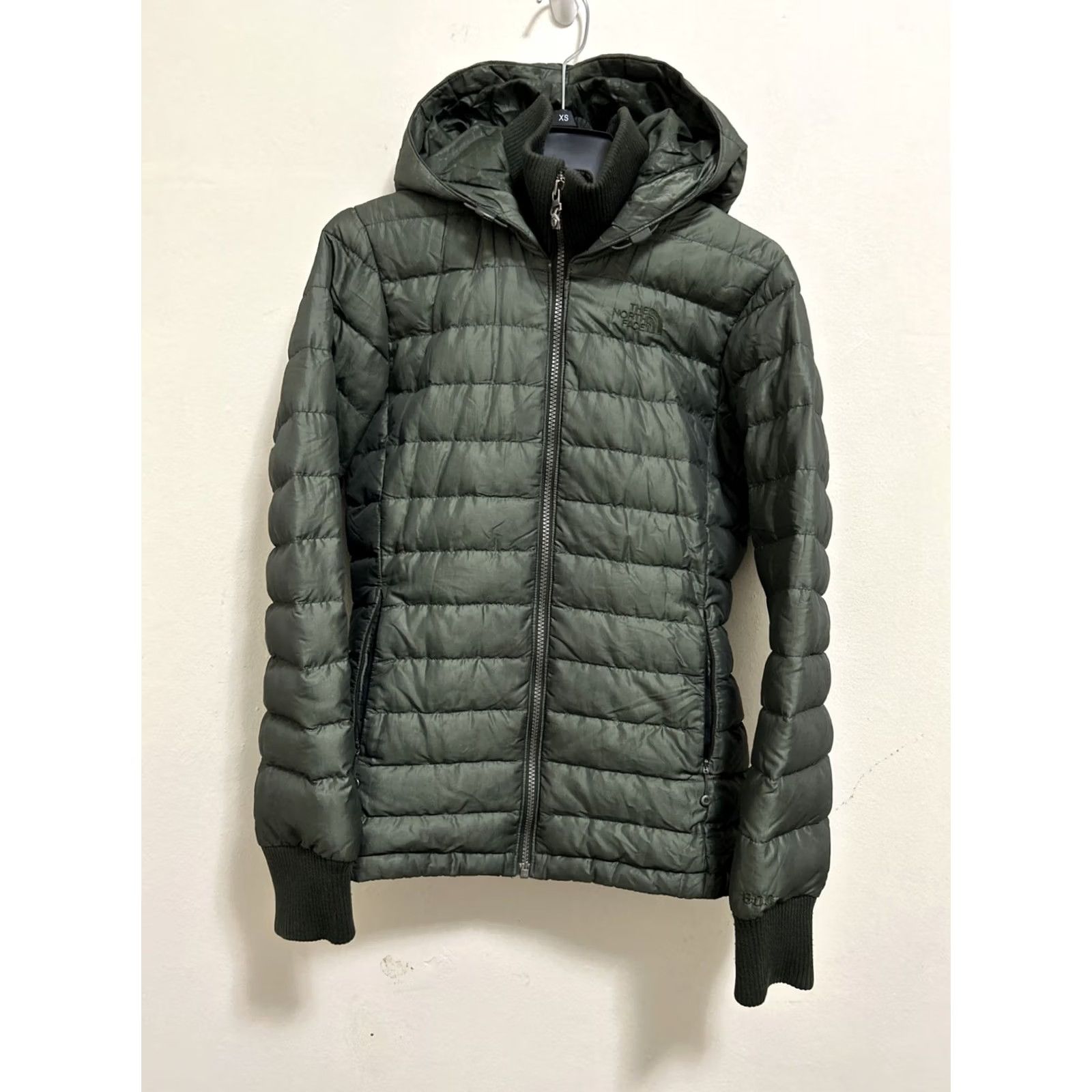 The North Face The North Face Puffer Jacket Womens XS Green Down Full Zip Parka Size XS / US 0-2 / IT 36-38 - 2 Thumbnail