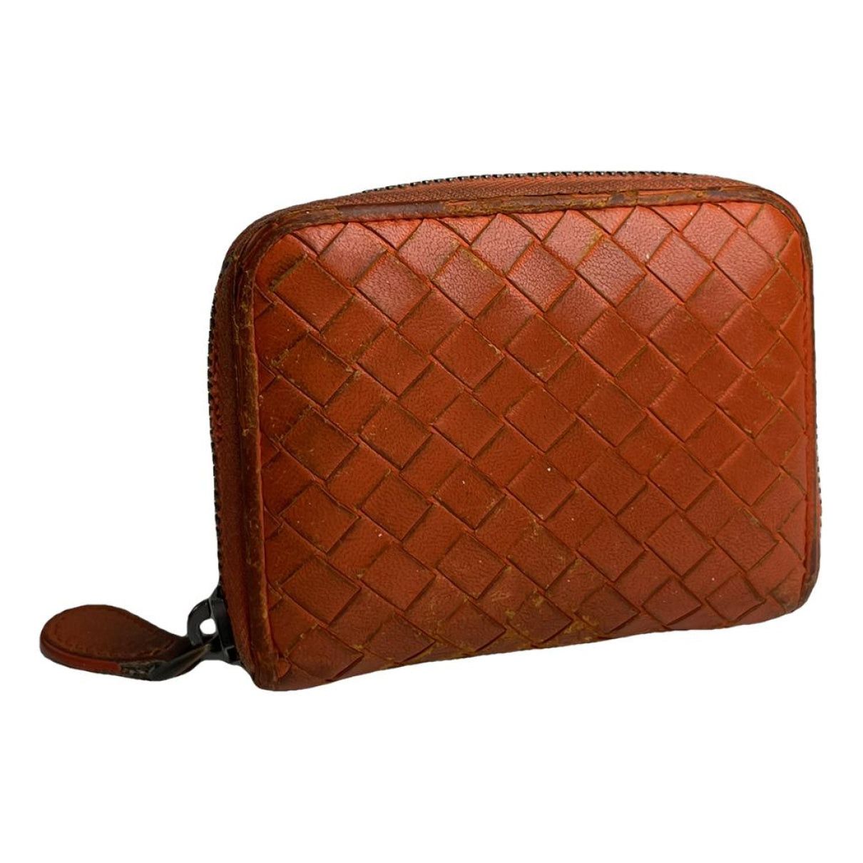 Bottega Veneta Orange Leather Purse Size ONE SIZE - 1 Thumbnail