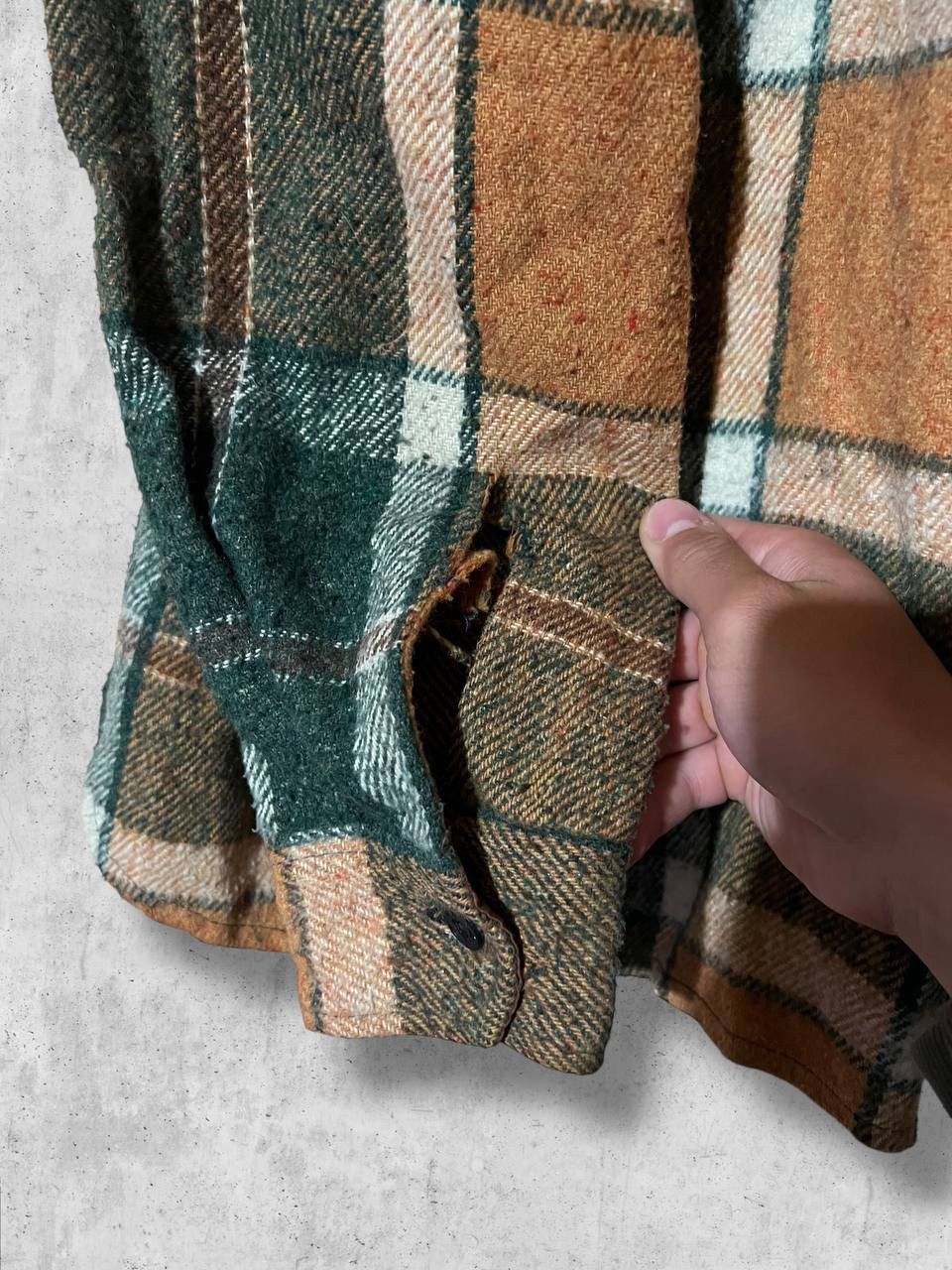 Vintage CPO Made in Taiwan 1970s heritage flannel wool shirt vintage Size US M / EU 48-50 / 2 - 6 Thumbnail