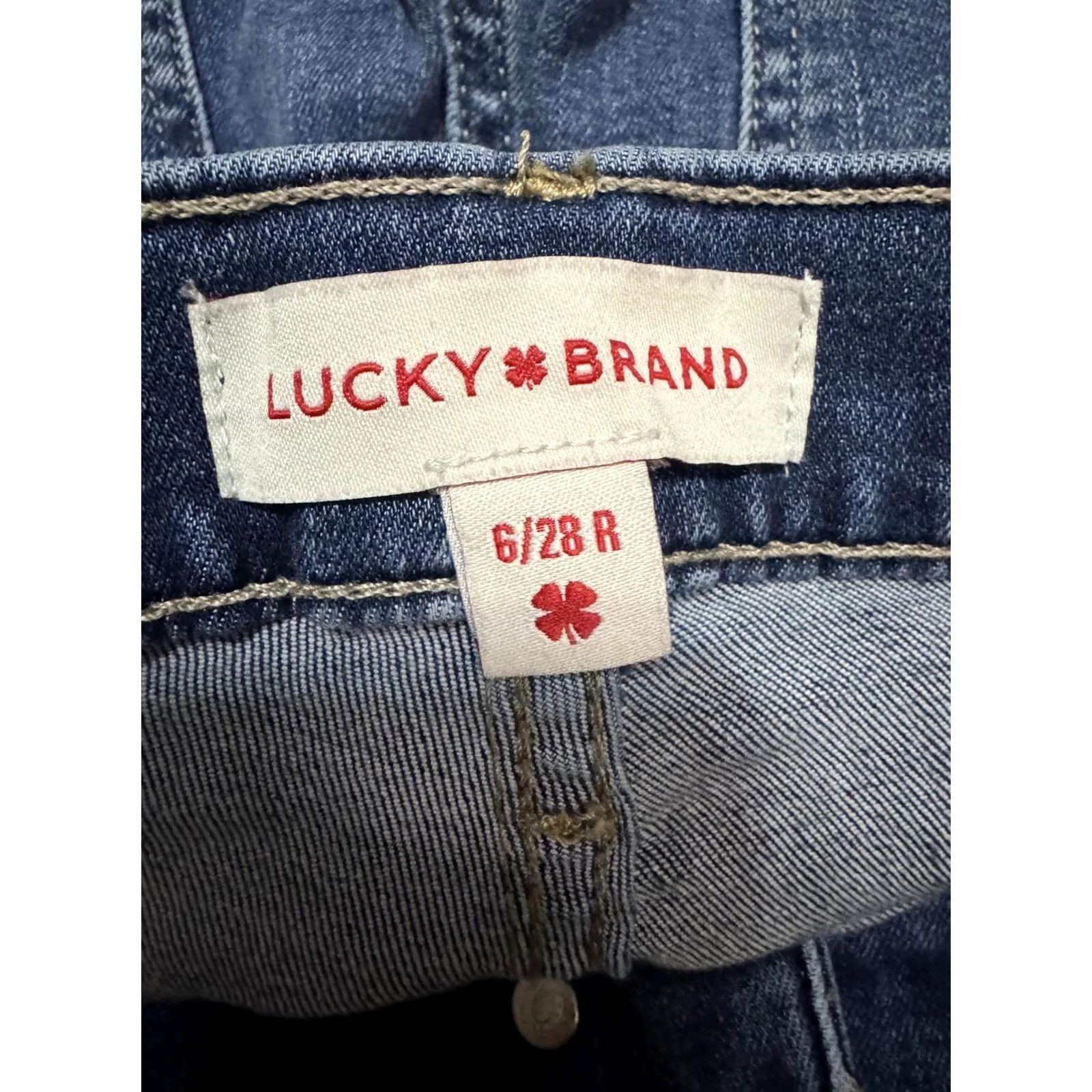 Lucky Brand Lucky Brand Bridgette High Rise Skinny Jeans 28x27R Women Denim Blue Size 28 Regular Mens? Size 28" / US 6 / IT 42 - 2 Thumbnail