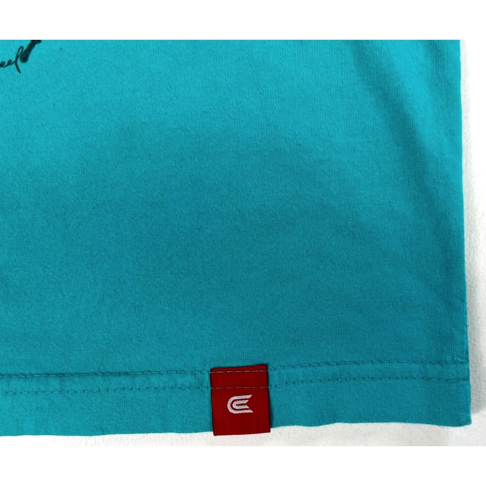 Vintage Eikeel T-Shirt M Unisex Adults Crew Neck Short Sleeve Teal Graphic Print Vintage/Pre-owned Size US M / EU 48-50 / 2 - 5 Thumbnail
