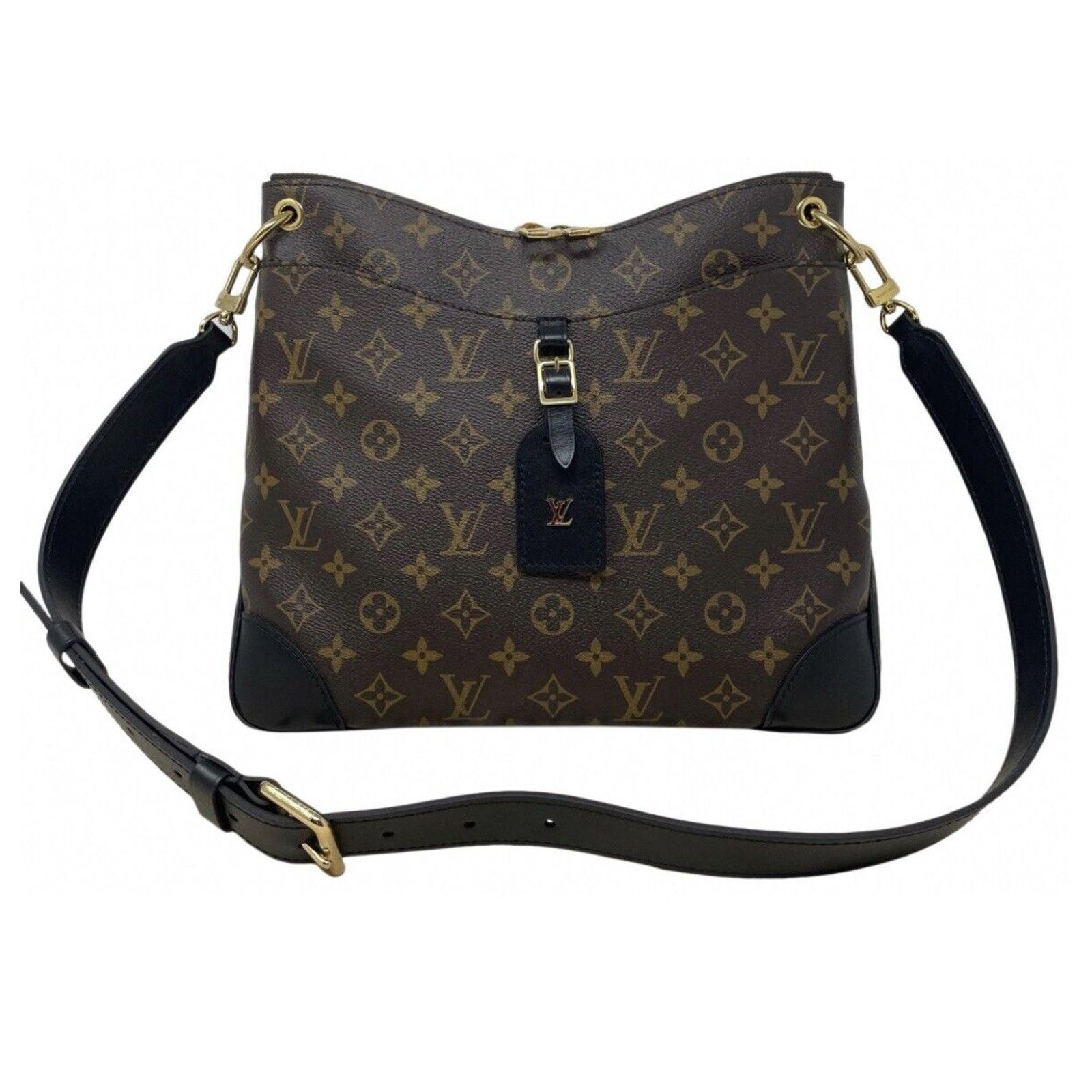 Louis Vuitton Louis Vuitton Odeon Monogram Shoulder Bag MM Brown Canvas Size ONE SIZE - 2 Thumbnail