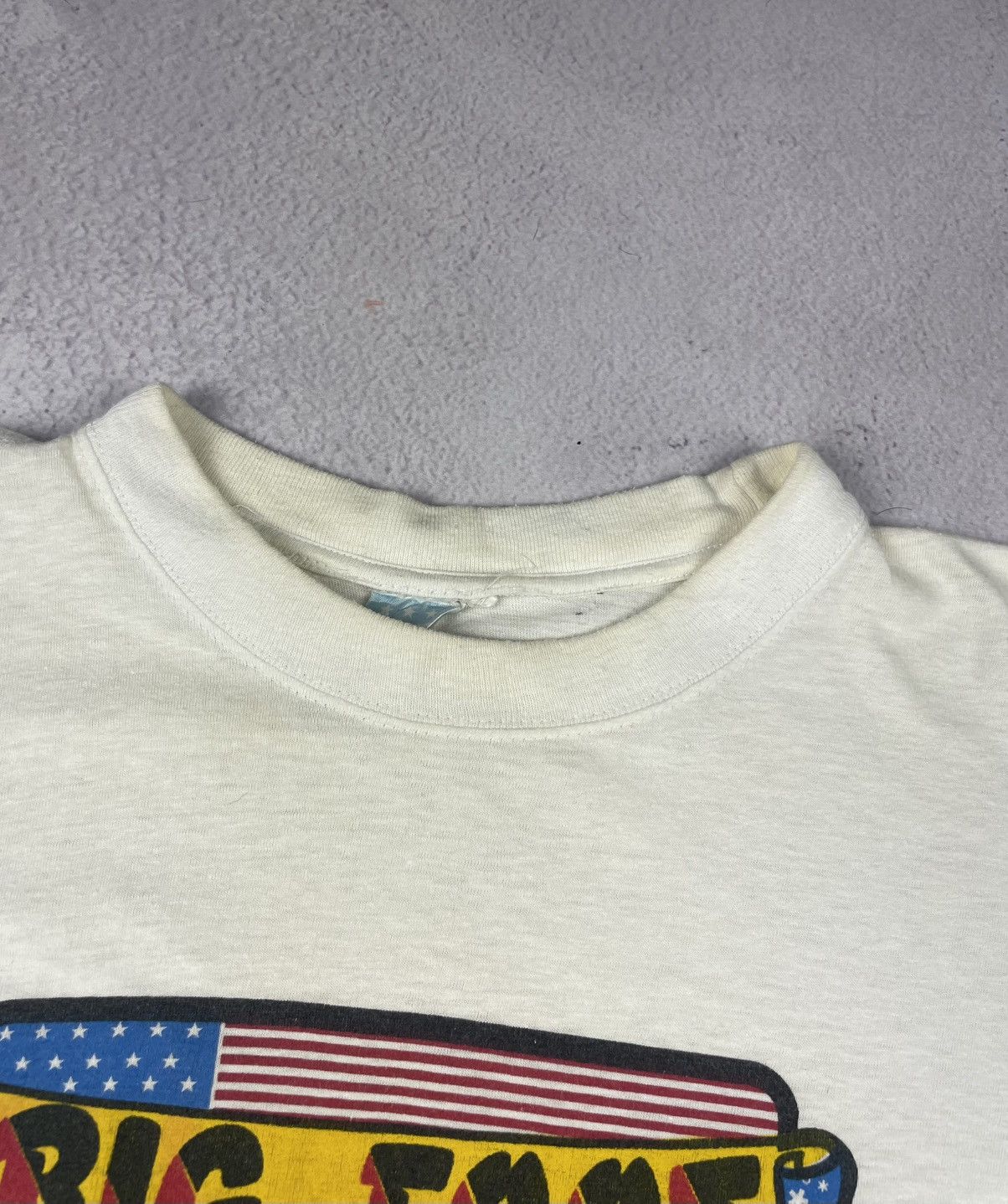 Band Tees × Vintage Vintage Big Foot Stuntmen Shirt 90s USA M Distressed Stained Size US M / EU 48-50 / 2 - 5 Thumbnail
