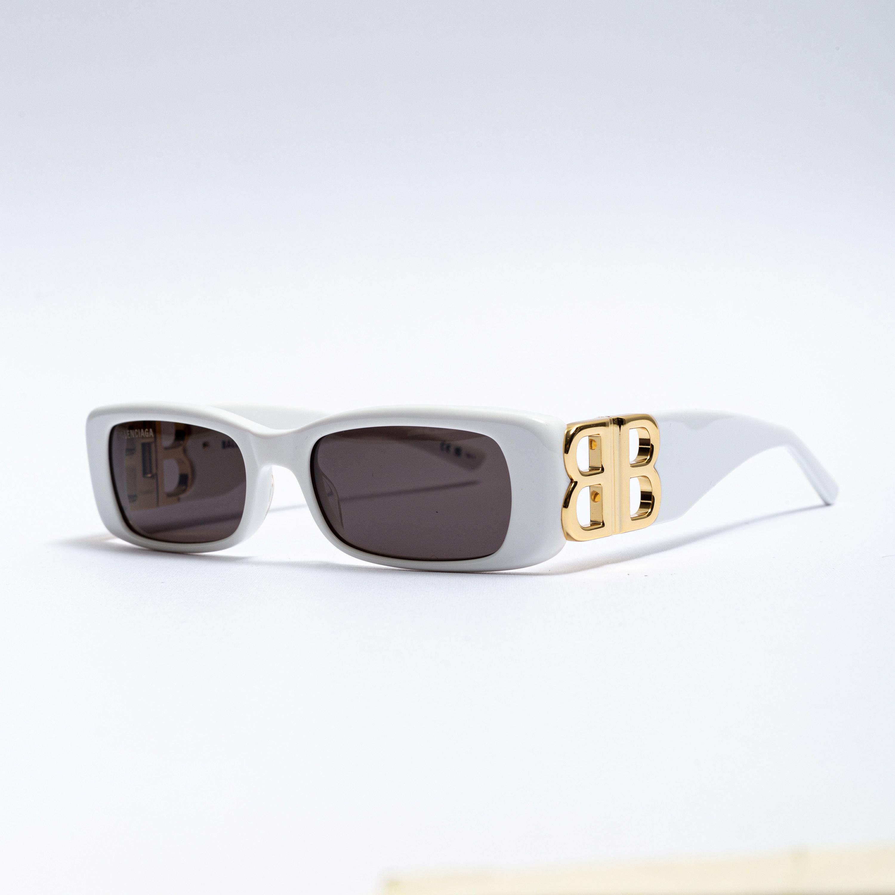 Balenciaga BALENCIAGA BB0096S 011 Dynasty Sunglasses WHITE Size ONE SIZE - 2 Thumbnail